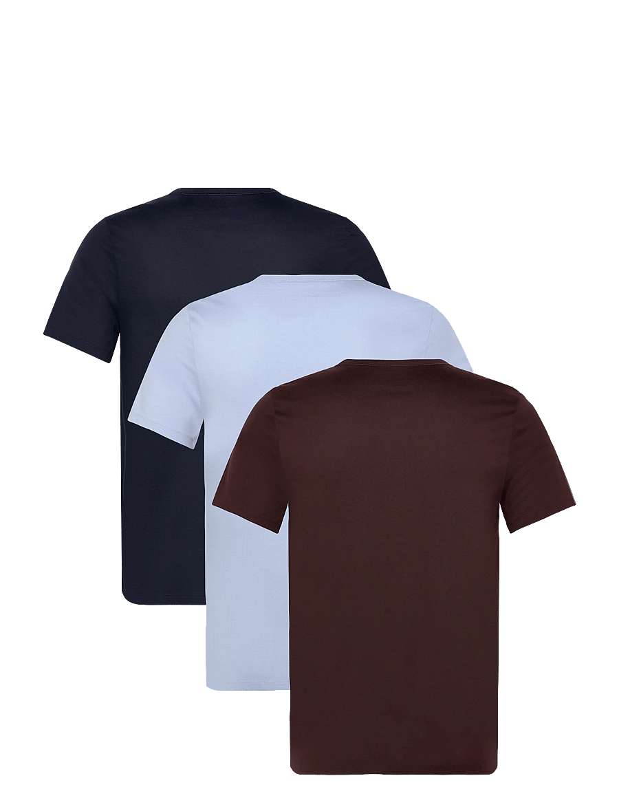 BOSS - TShirtRN 3P Classic - t-shirts im multipack - open brown - 1