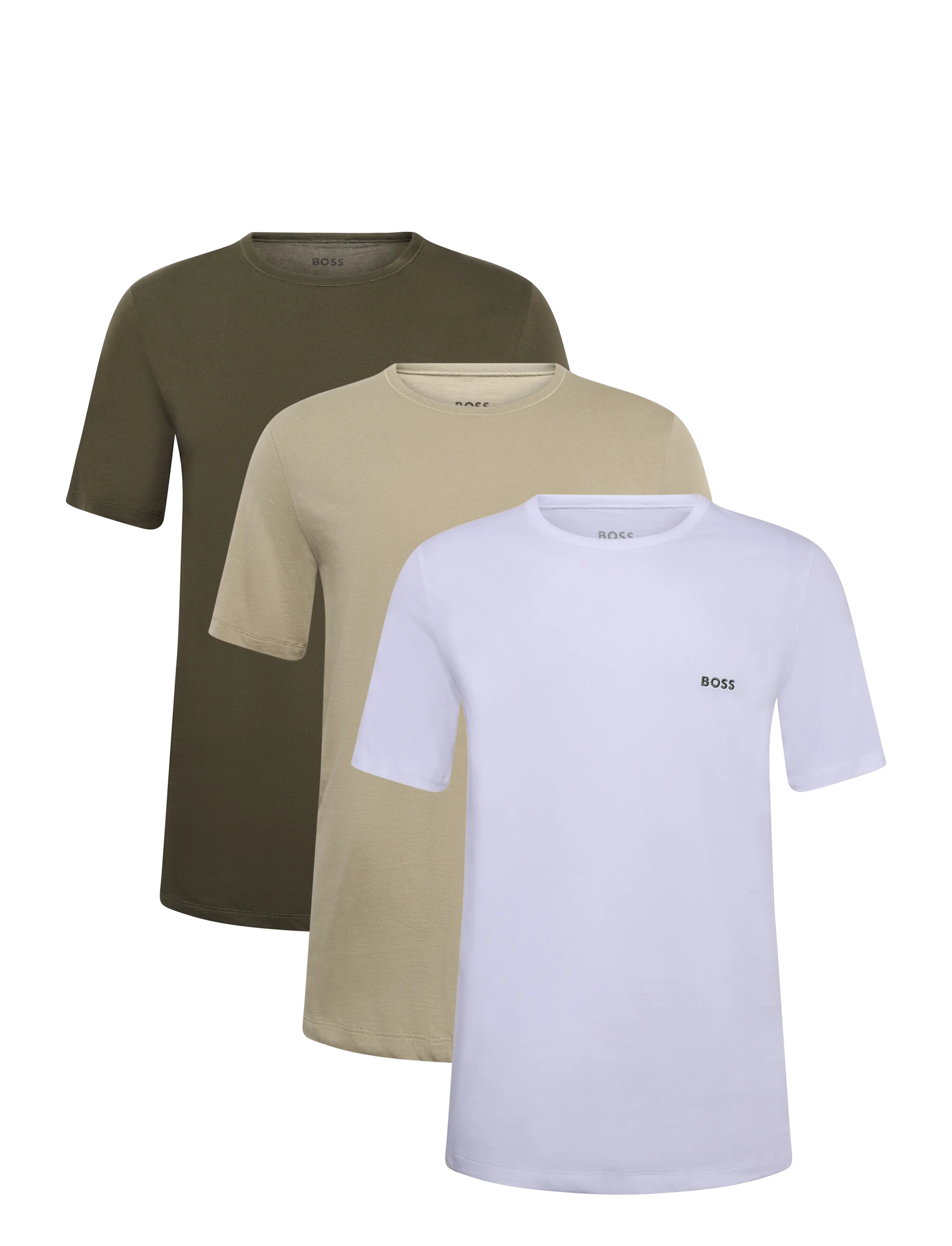 BOSS TShirtRN 3P Classic - Kurzärmelige T-Shirts - OPEN MISCELLANEOUS / white