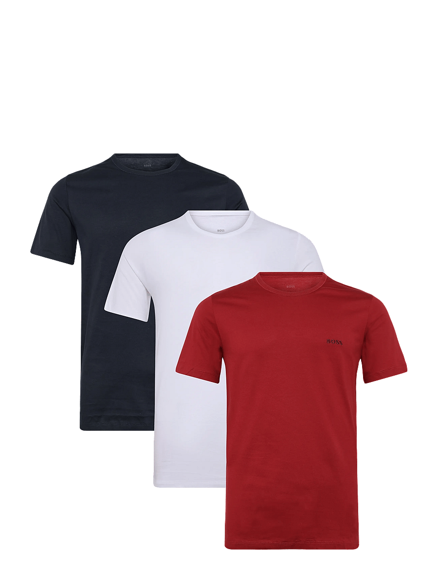 BOSS - TShirtRN 3P Classic - multipack t-shirts - open red - 0