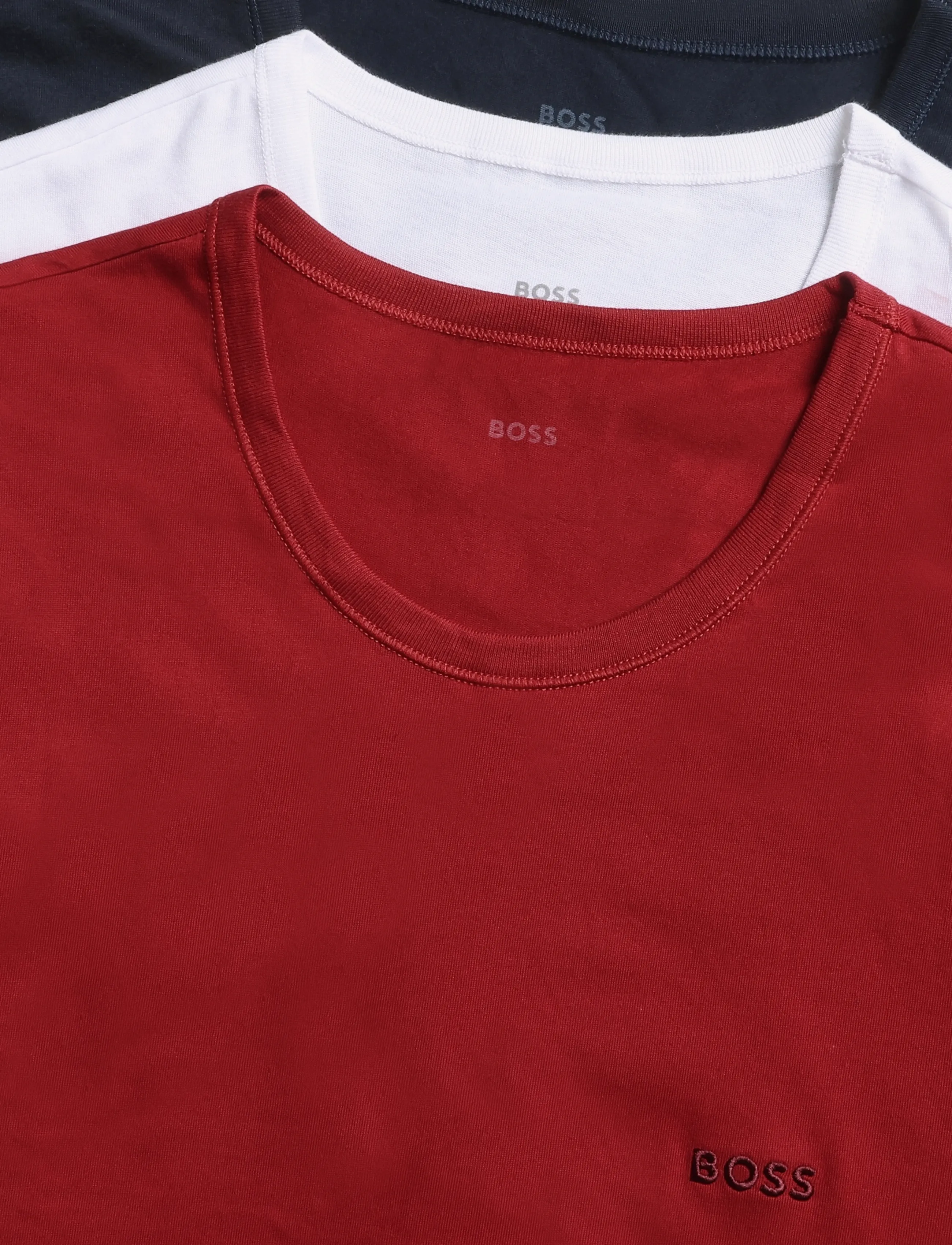 BOSS - TShirtRN 3P Classic - multipack t-shirts - open red - 2