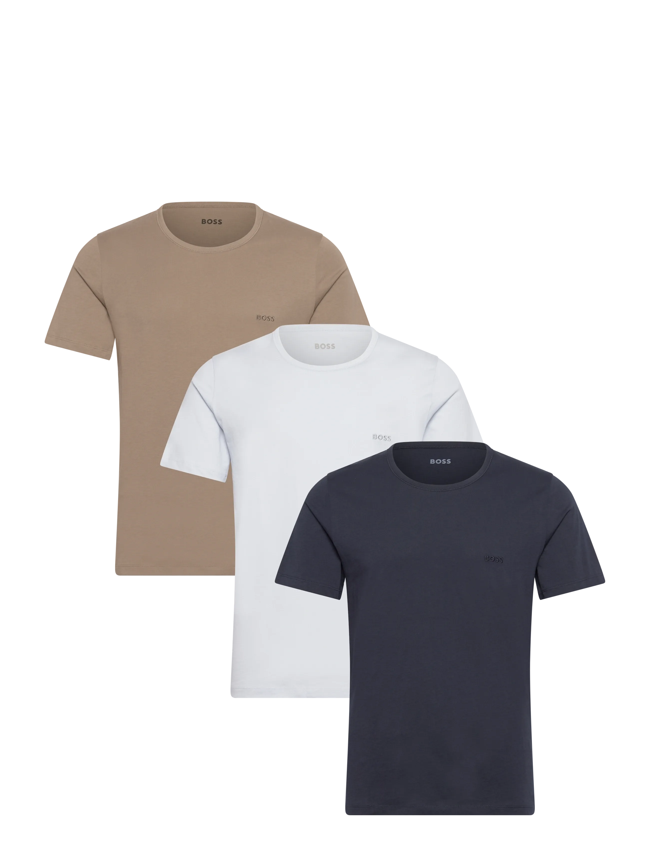 BOSS TShirtRN 3P Classic - Prezenty dla niego - OPEN MISCELLANEOUS / beige