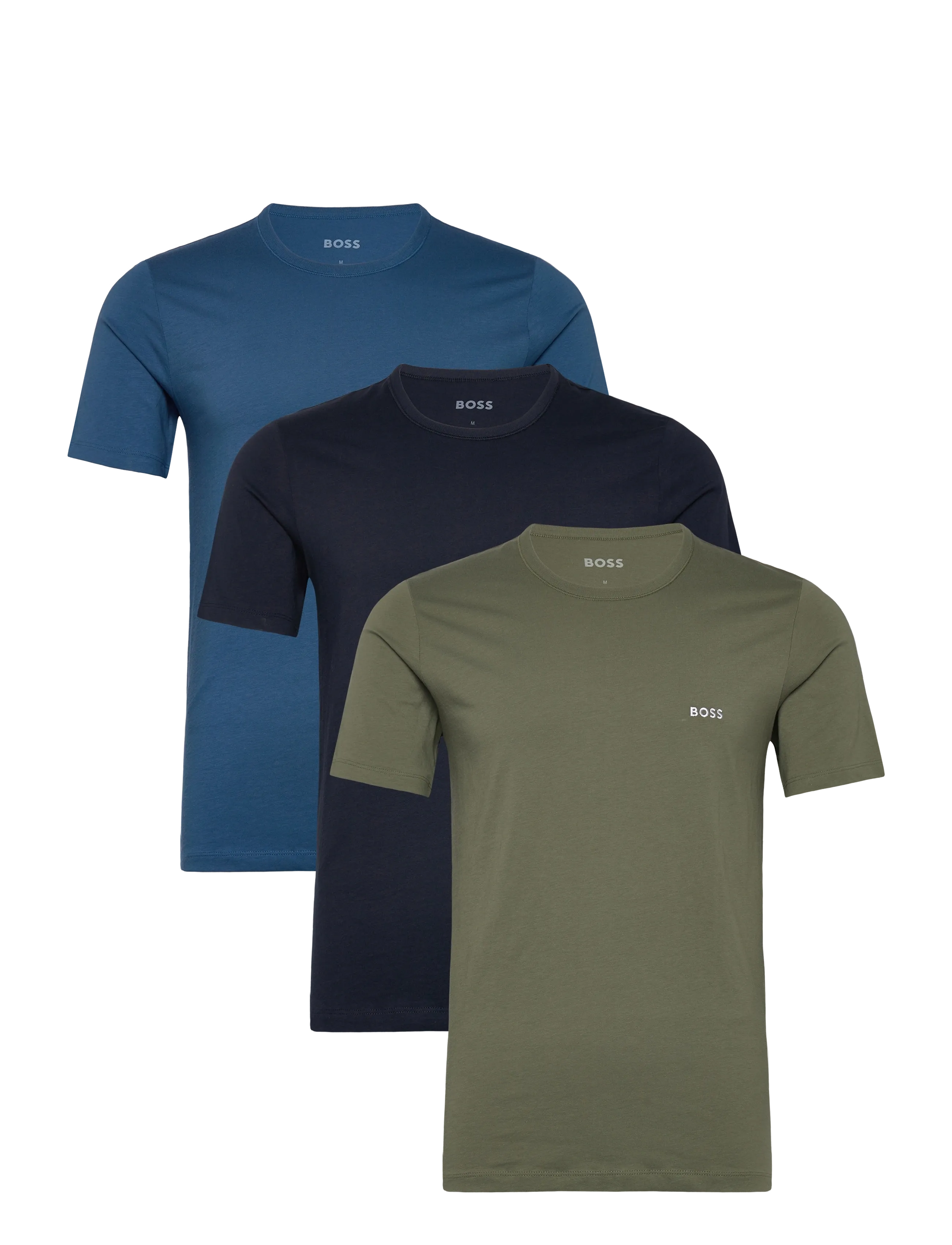 BOSS TShirtRN 3P Classic - T-Shirts - OPEN MISCELLANEOUS / khaki/green