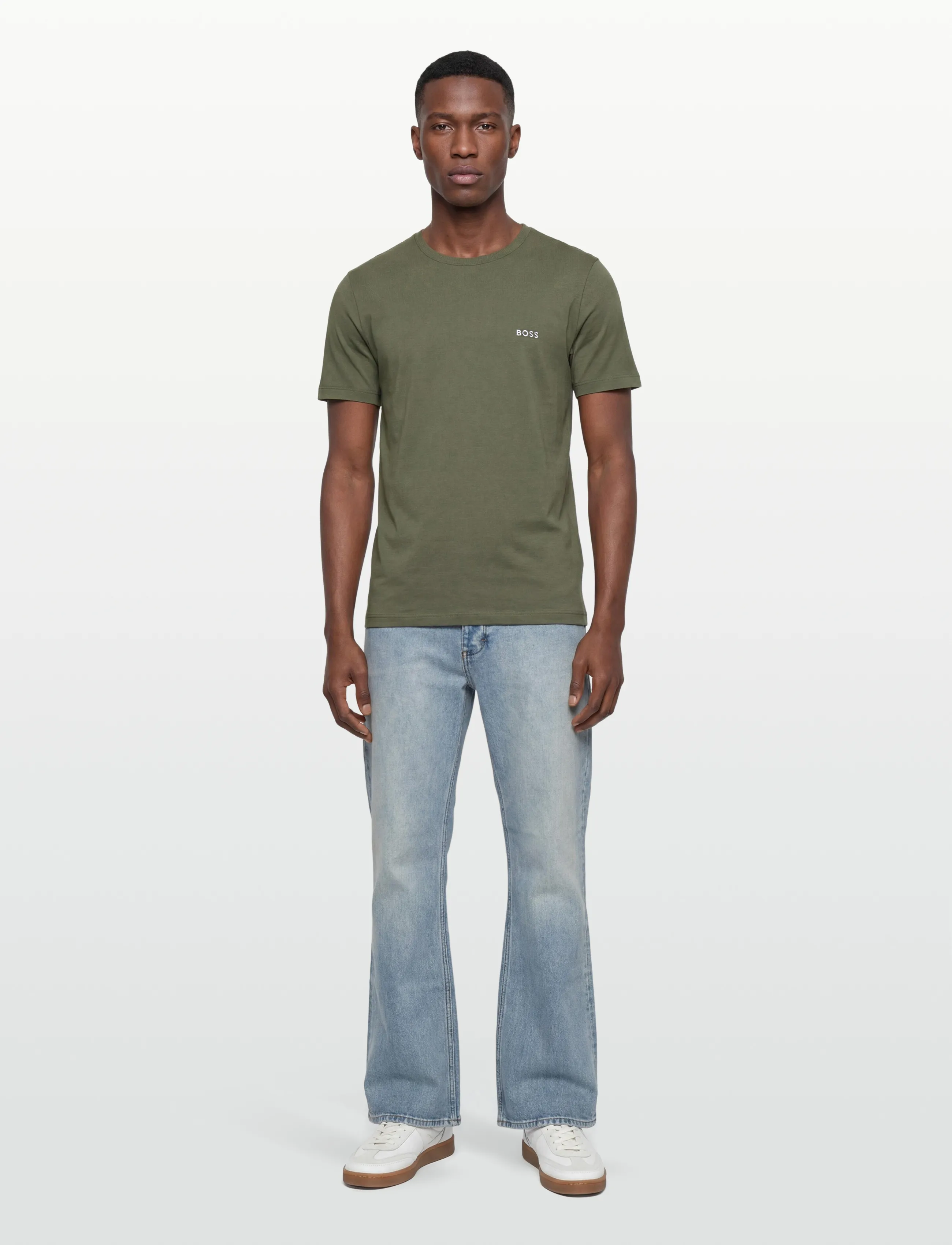 BOSS TShirtRN 3P Classic - Tøj - OPEN MISCELLANEOUS / khaki/green