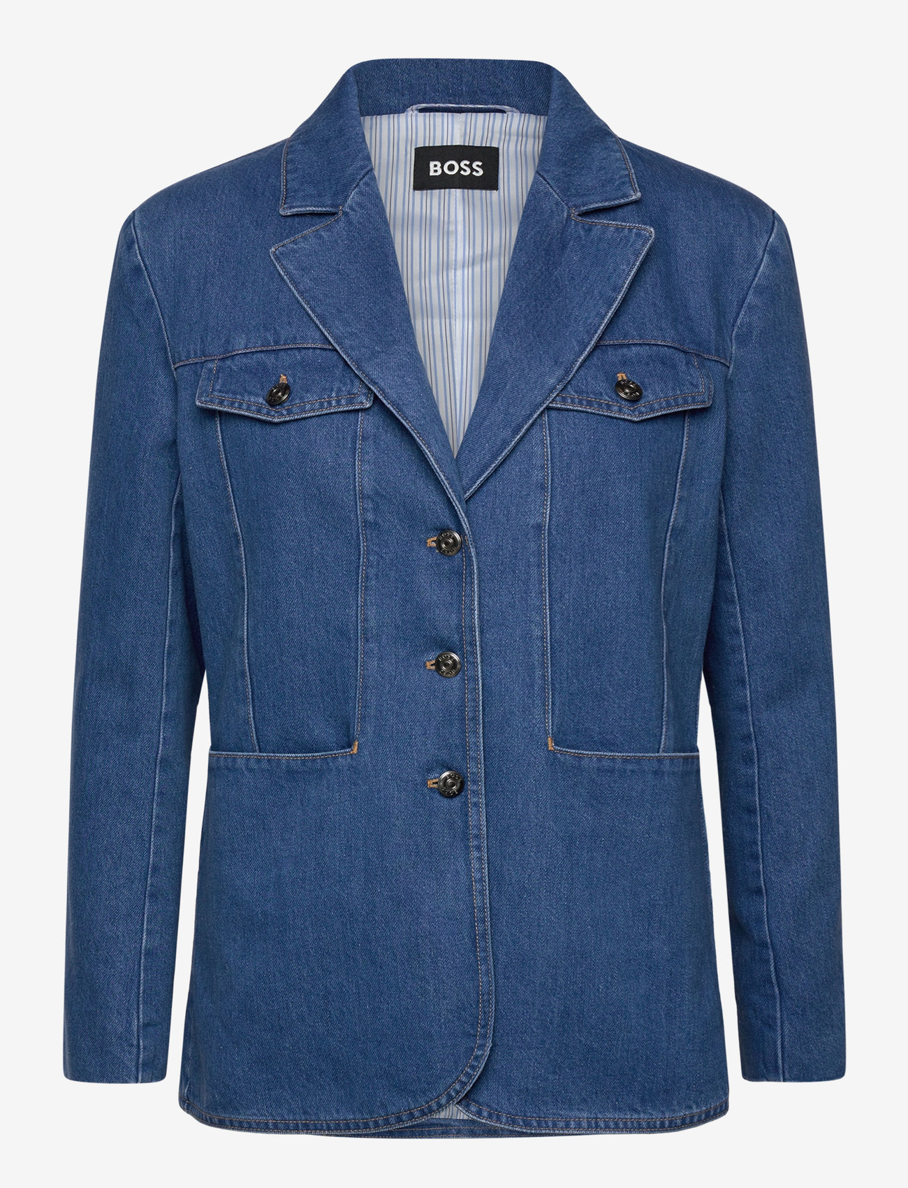 BOSS - Juskfin - jeansjacken - medium blue - 0