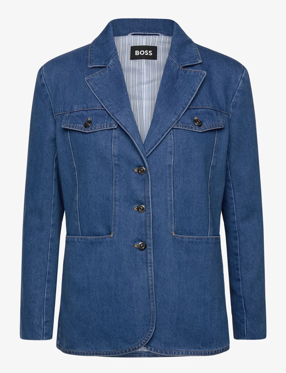 BOSS - Juskfin - jeansjacken - medium blue - 0