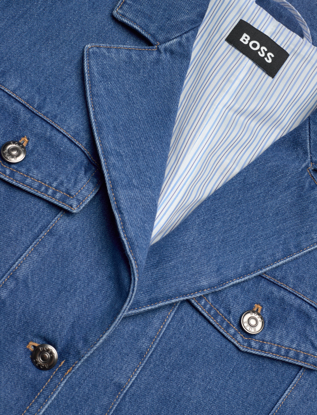 BOSS - Juskfin - jeansjacken - medium blue - 2