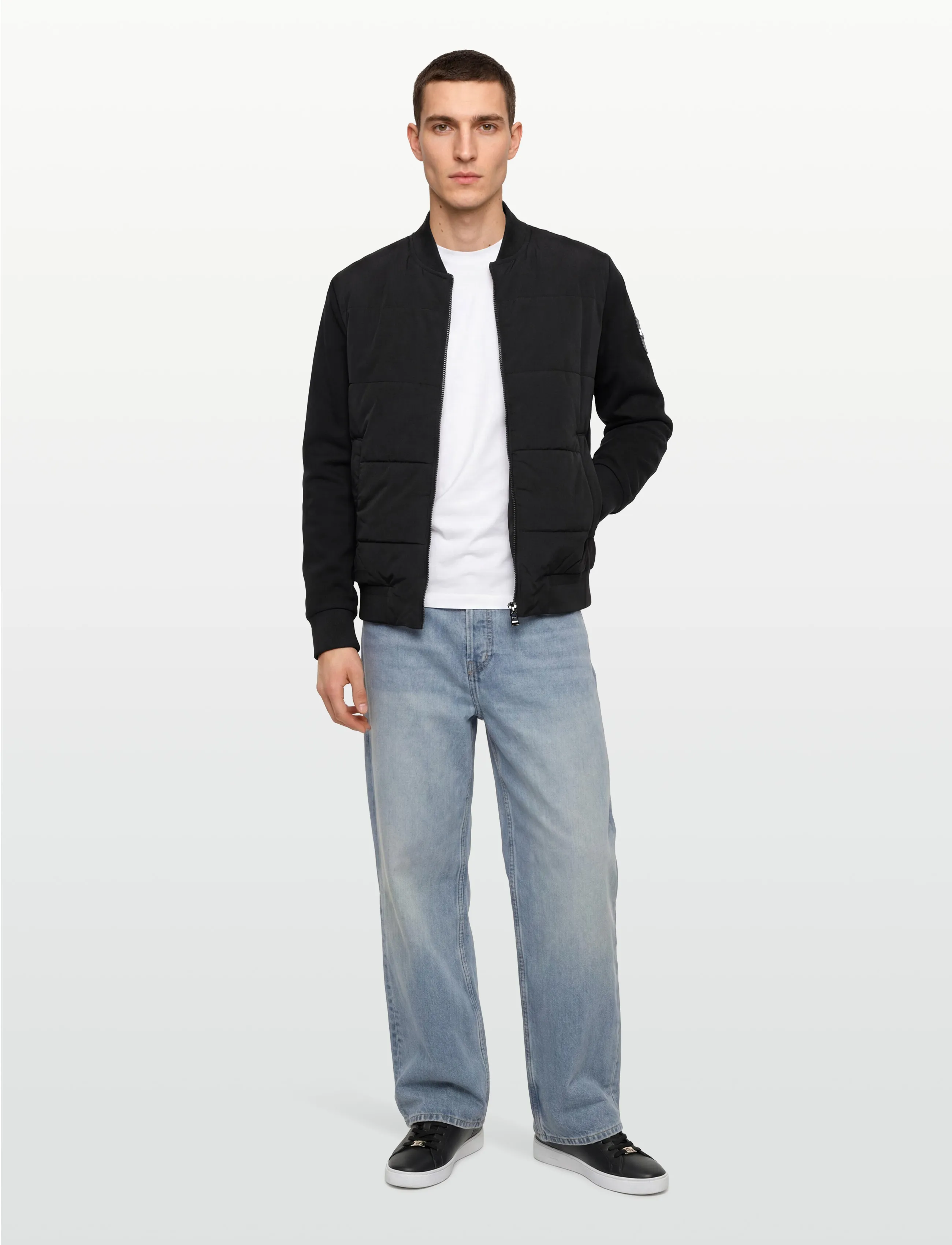 BOSS H-Skiles 100 - Frühlingsjacken - BLACK / black