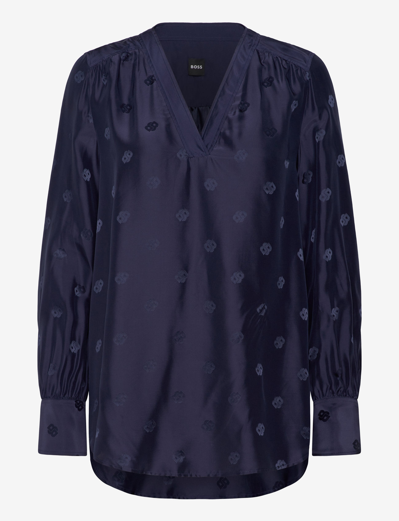 BOSS - Bieshina - langärmlige blusen - dark blue - 0