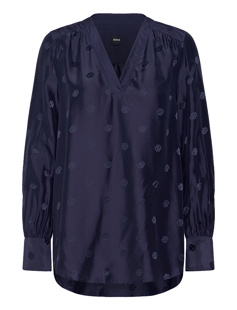 BOSS - Bieshina - langärmlige blusen - dark blue - 0