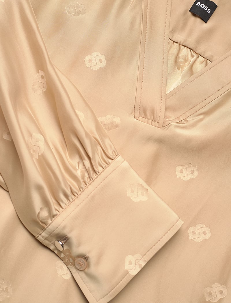 BOSS - Bieshina - pikkade varrukatega pluusid - medium beige - 2
