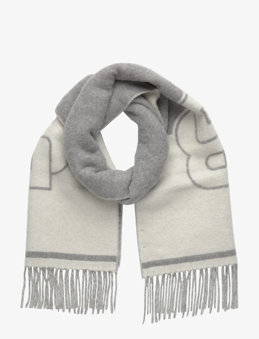 BOSS - Vianna_35*180 - winter scarves - medium grey - 0