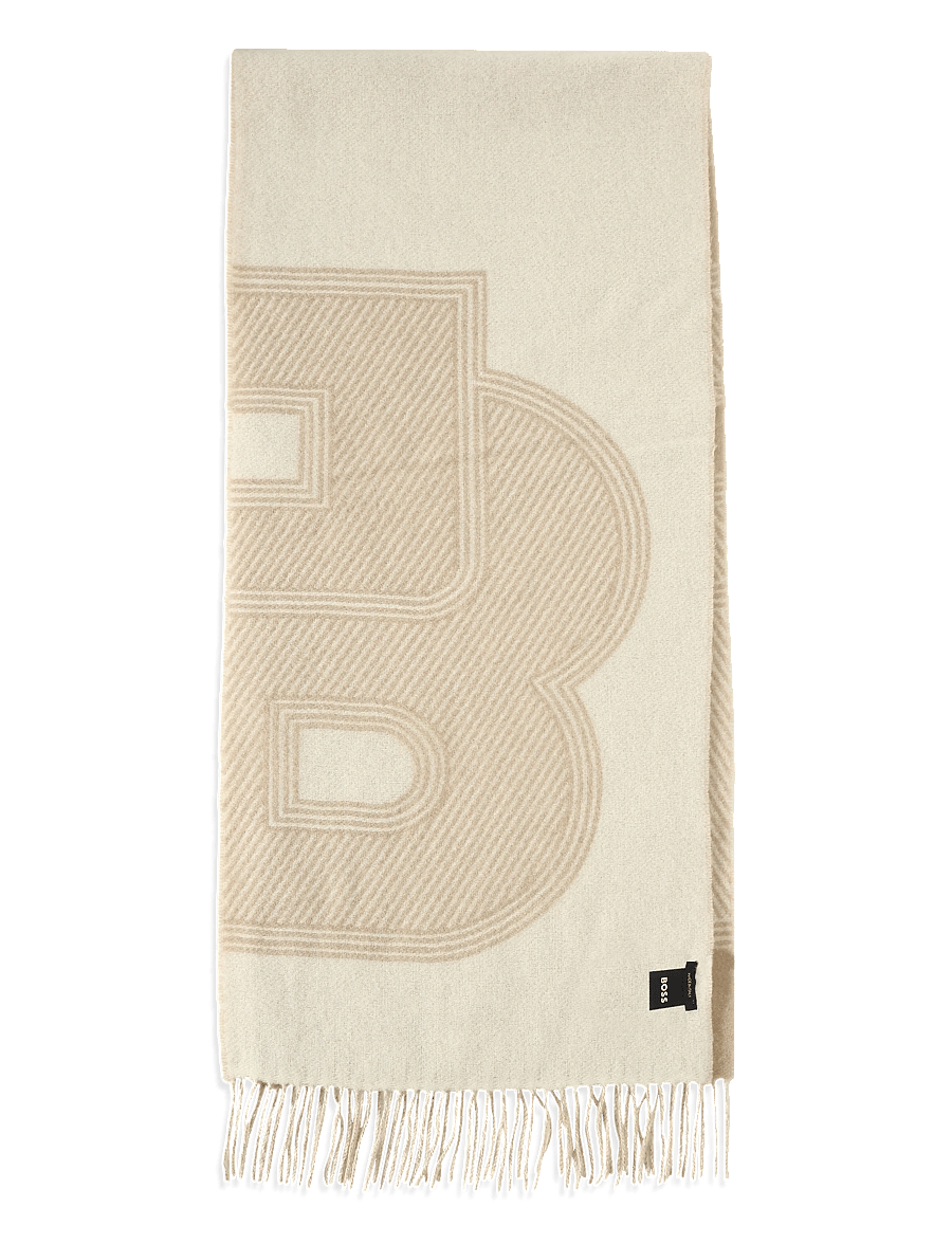 BOSS - Vianna_35*180 - winterschals - open white - 0