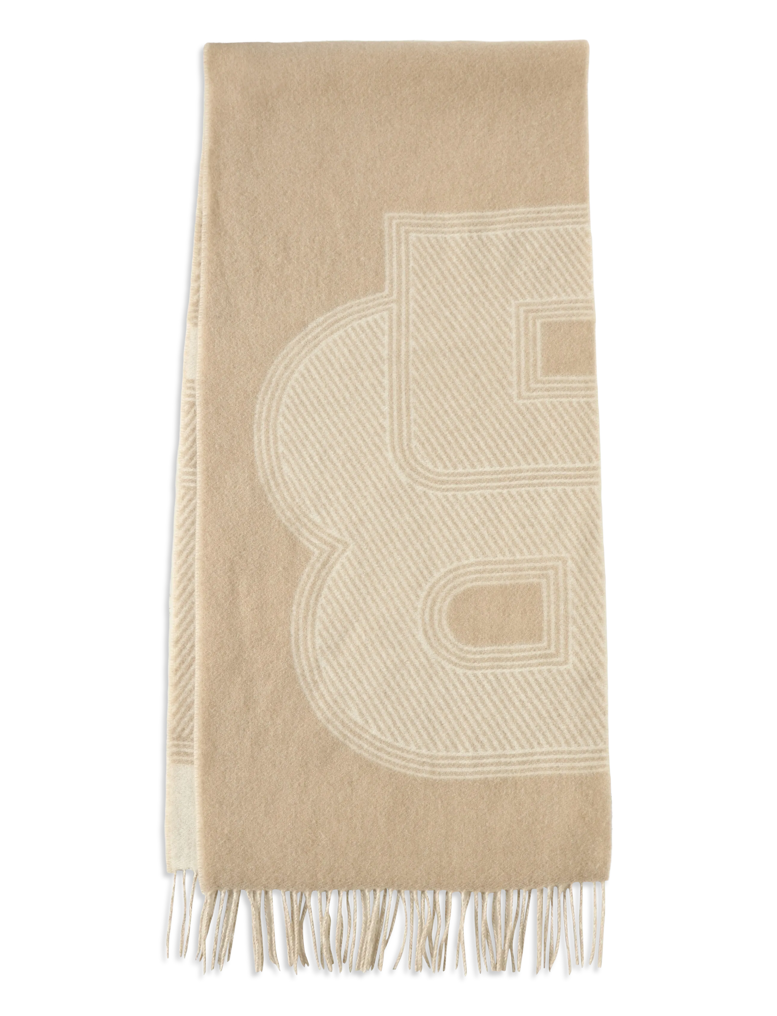 BOSS - Vianna_35*180 - winterschals - open white - 1