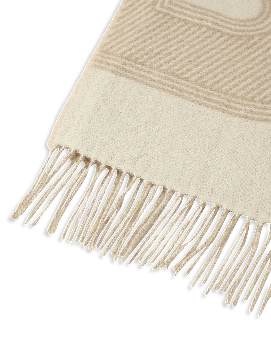 BOSS - Vianna_35*180 - winterschals - open white - 2