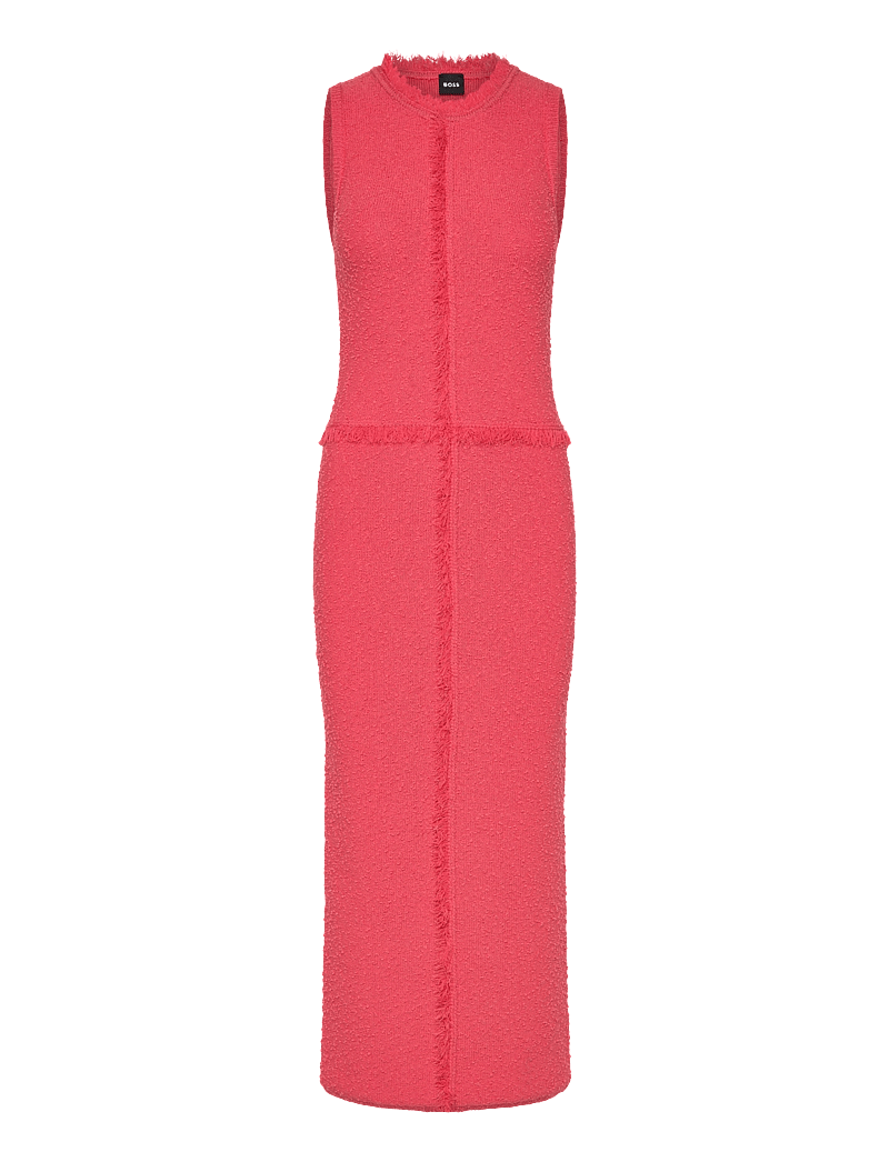 BOSS - Fovina - knitted dresses - dark pink - 0