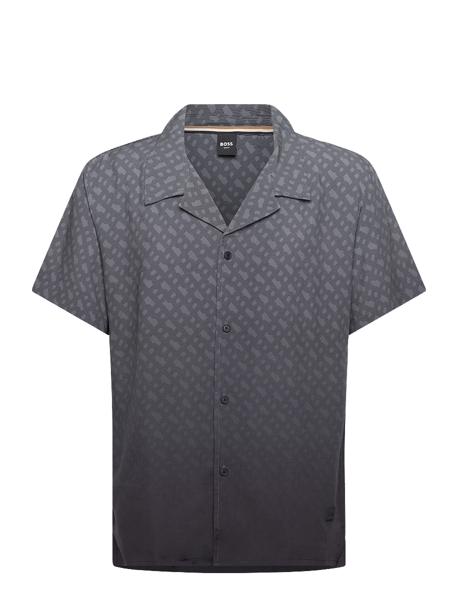 BOSS - Vale_Shirt - overhemden met korte mouw - dark grey - 1