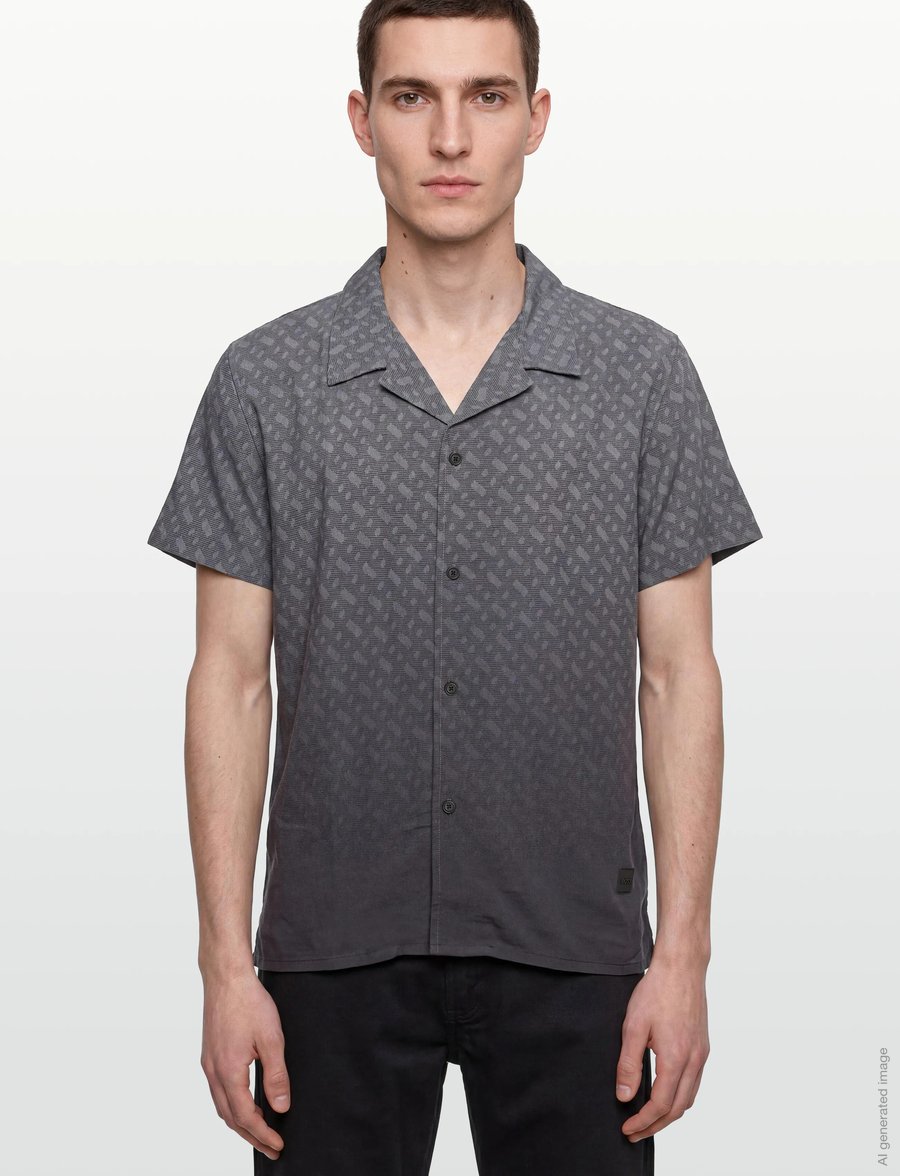 BOSS - Vale_Shirt - overhemden met korte mouw - dark grey - 3
