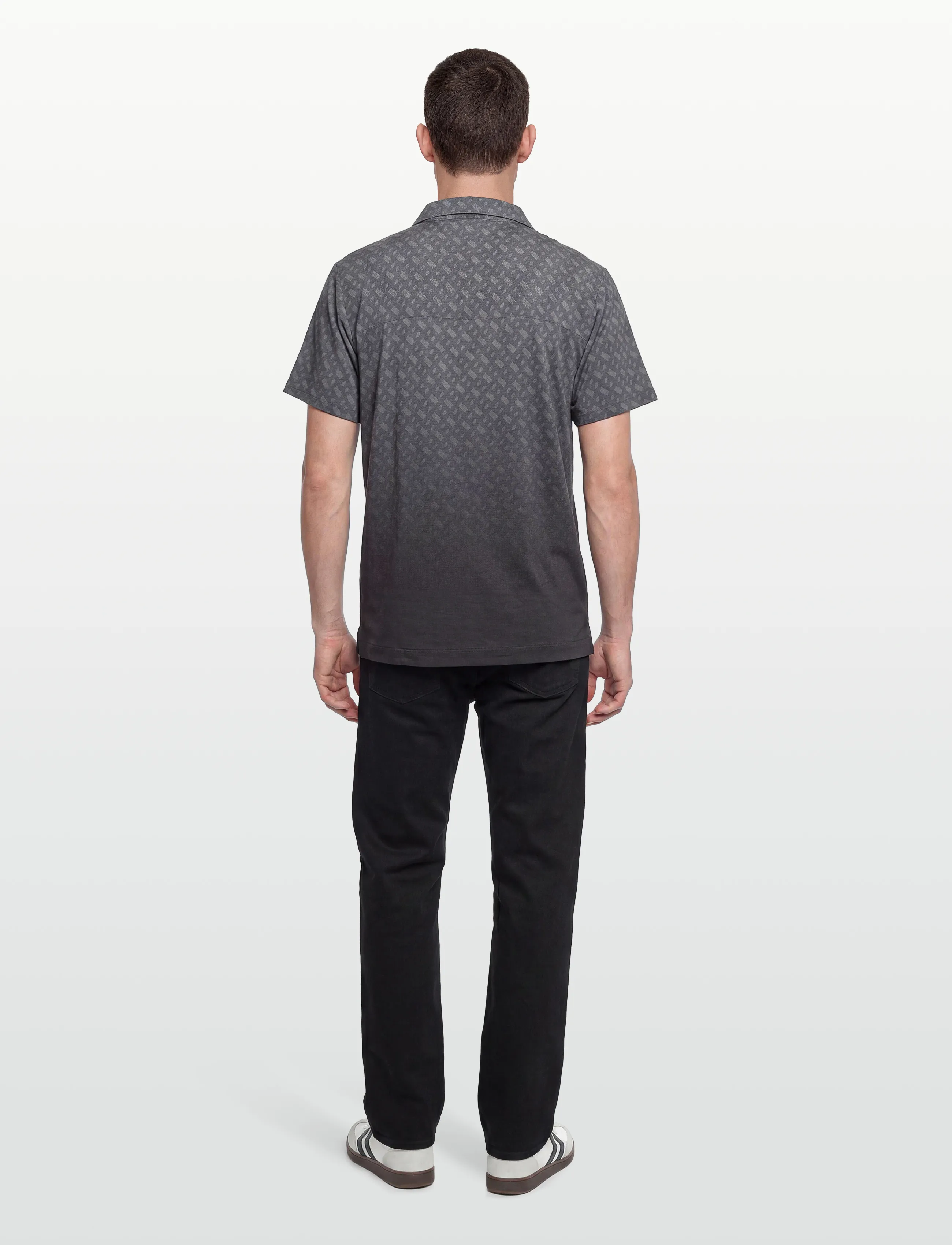 BOSS - Vale_Shirt - kortærmede skjorter - dark grey - 4