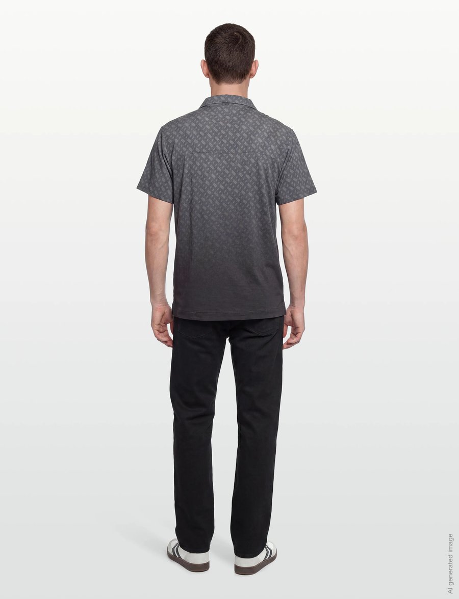 BOSS - Vale_Shirt - overhemden met korte mouw - dark grey - 4