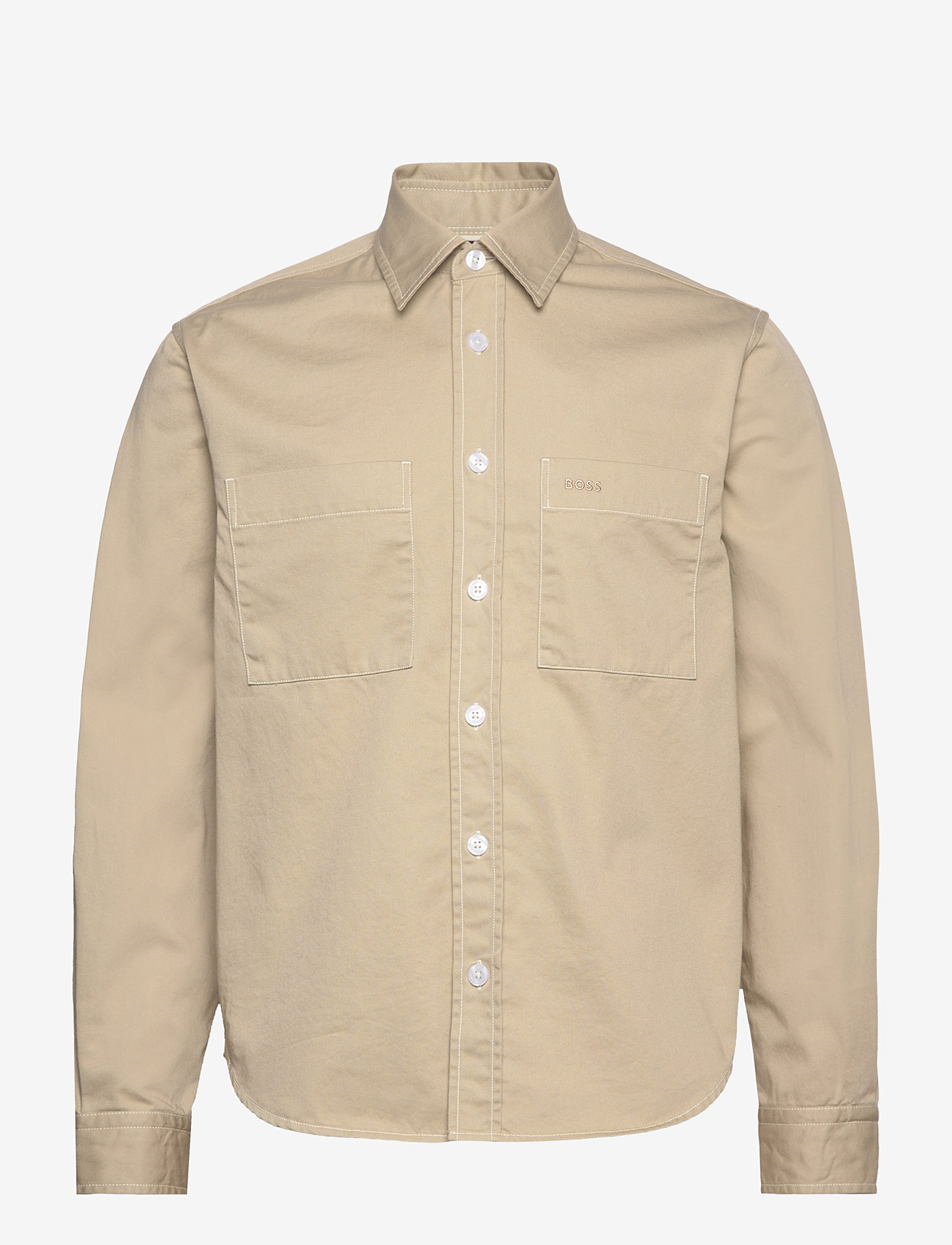 BOSS - C-OWEN-2PP-E-C1-243 - basic skjortor - light beige - 0