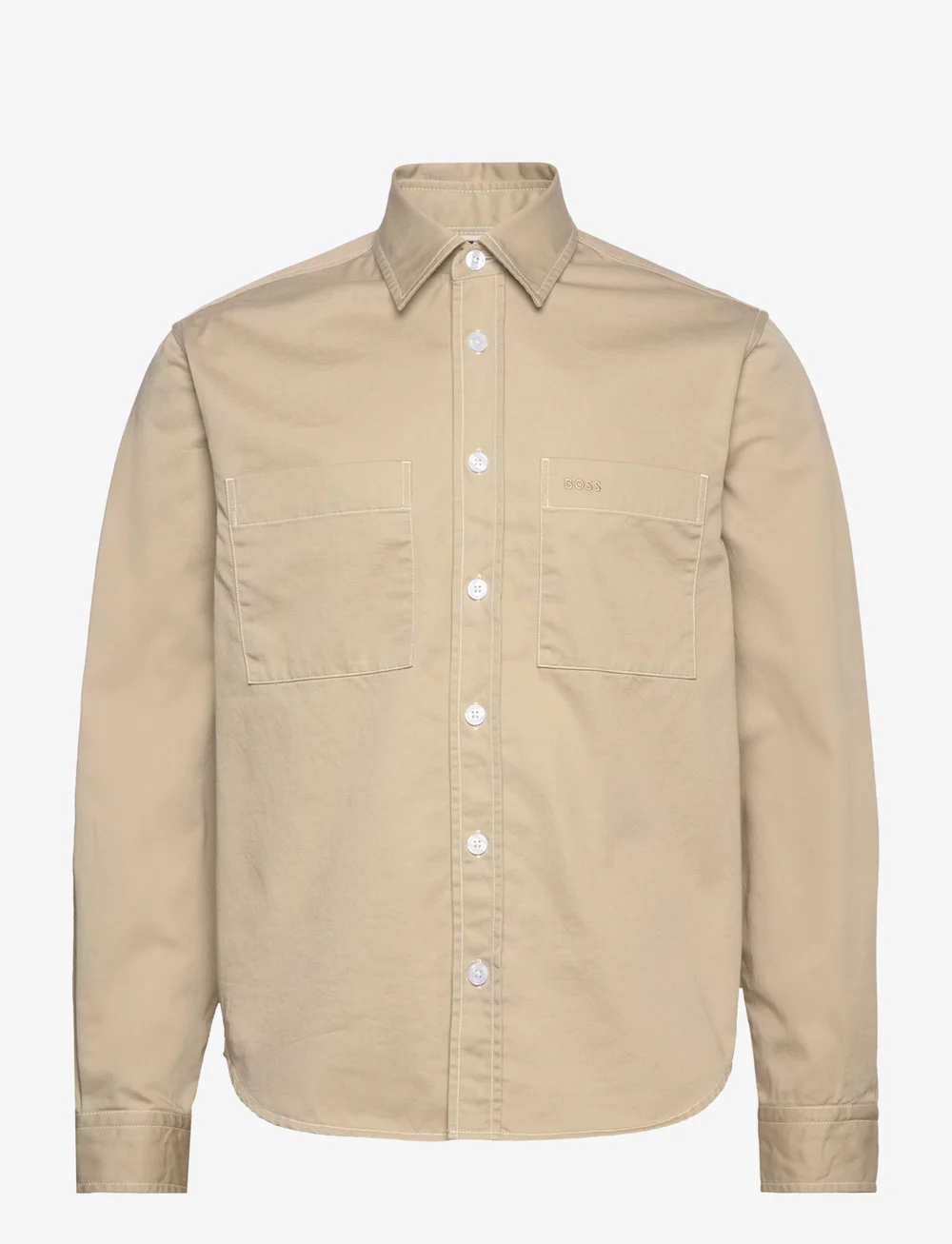 BOSS - C-OWEN-2PP-E-C1-243 - casual skjorter - light beige - 0