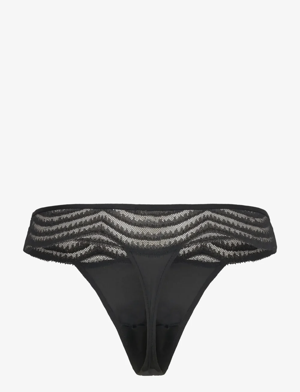 BOSS - THONG WAVE LACE - stringtrosor - black - 1