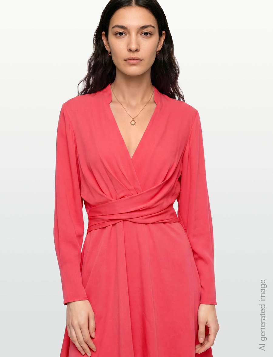 BOSS - Dimkai - wickelkleider - dark pink - 3