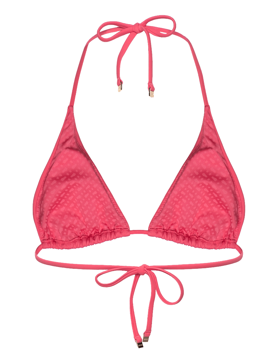 BOSS - CI TRIANGLE - Þríhyrnings bikini - dark pink - 1