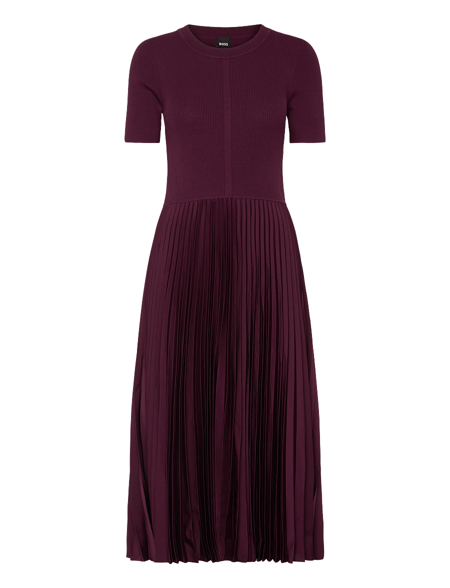 BOSS - Fadridi - t-shirtklänningar - dark purple - 0