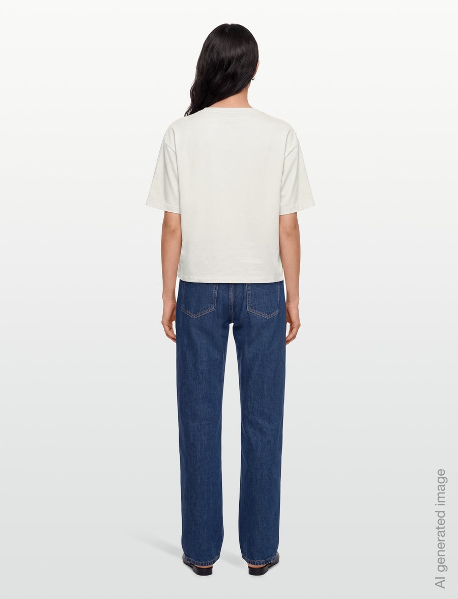 BOSS - CP Stripe_T-Shirt - oberteile - open white - 4