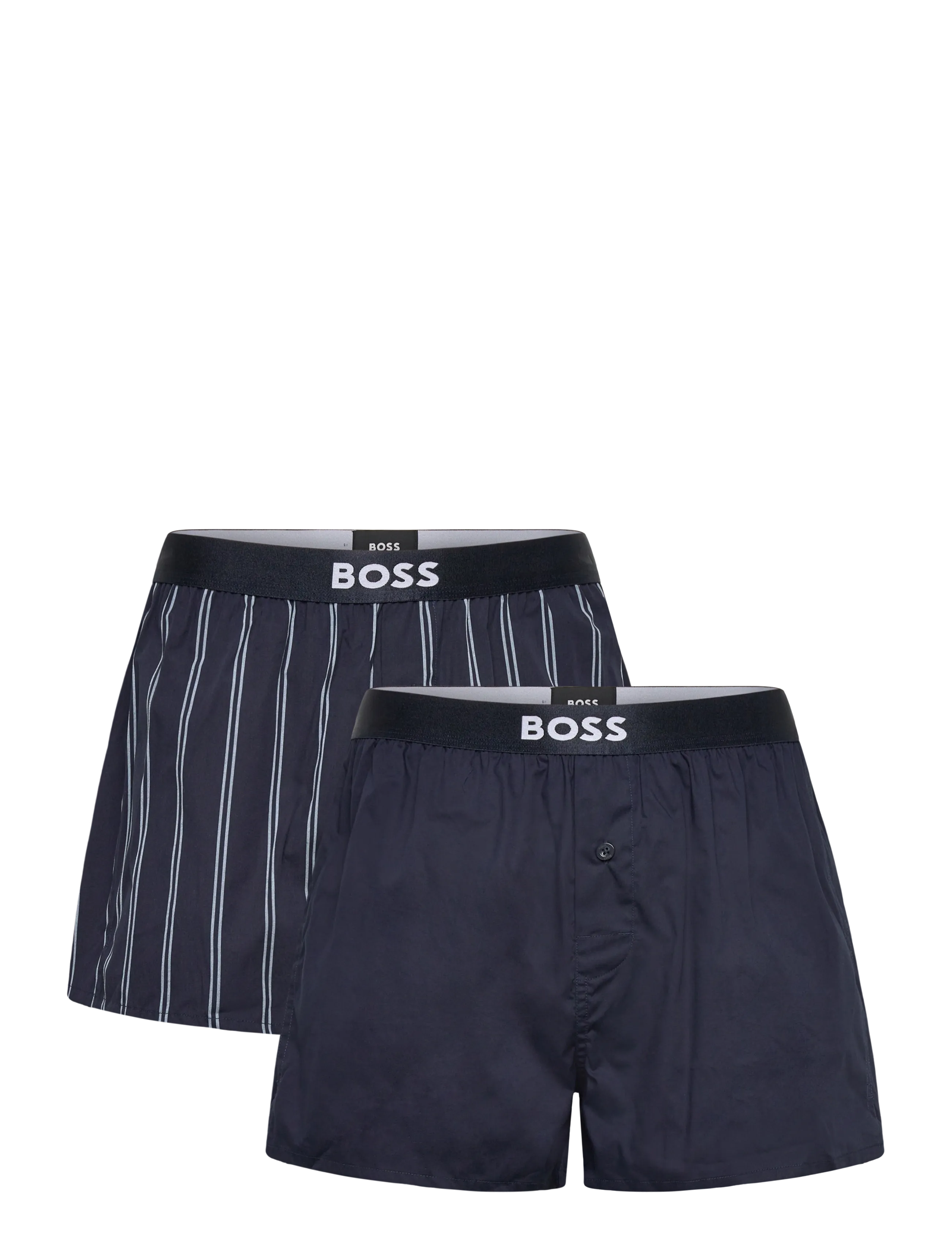 BOSS 2P Boxer Shorts Ew, Mænd, Boxer Shorts, Navy, Str: S