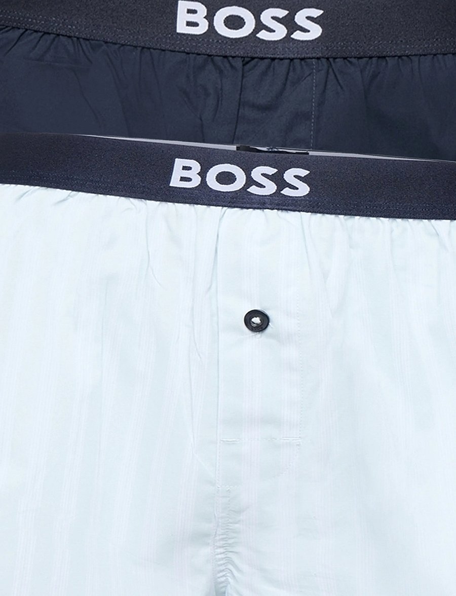 BOSS - 2P Boxer Shorts EW - unterhosen im multipack - open blue - 2