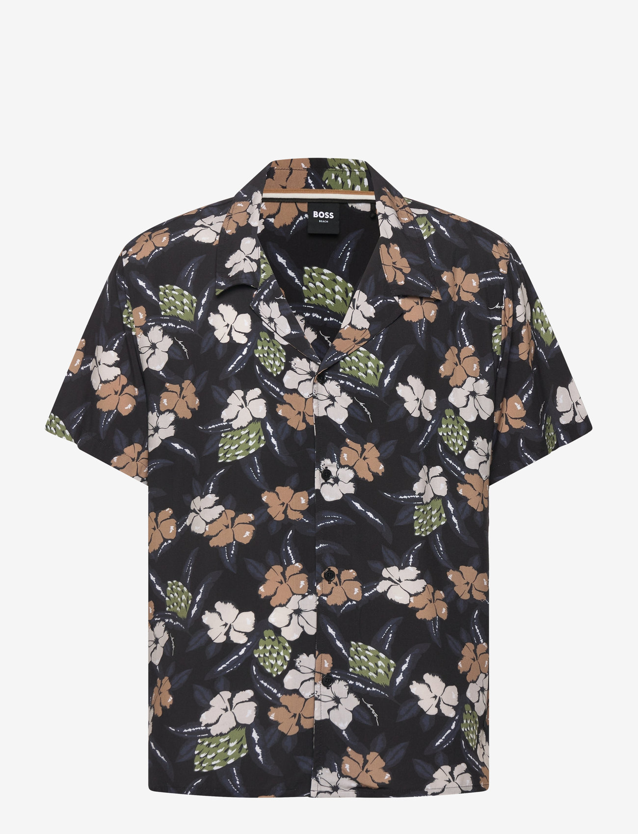 BOSS - Beach Shirt - basic-hemden - black - 0