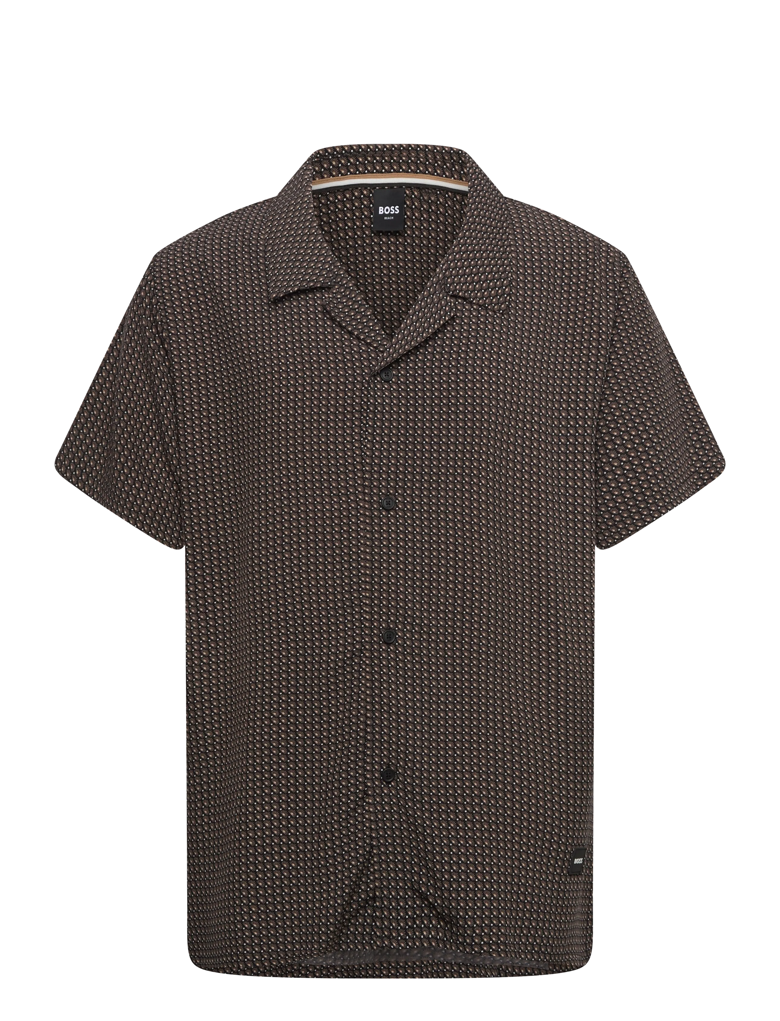 BOSS - Beach Shirt - lühikeste varrukatega särgid - black - 0