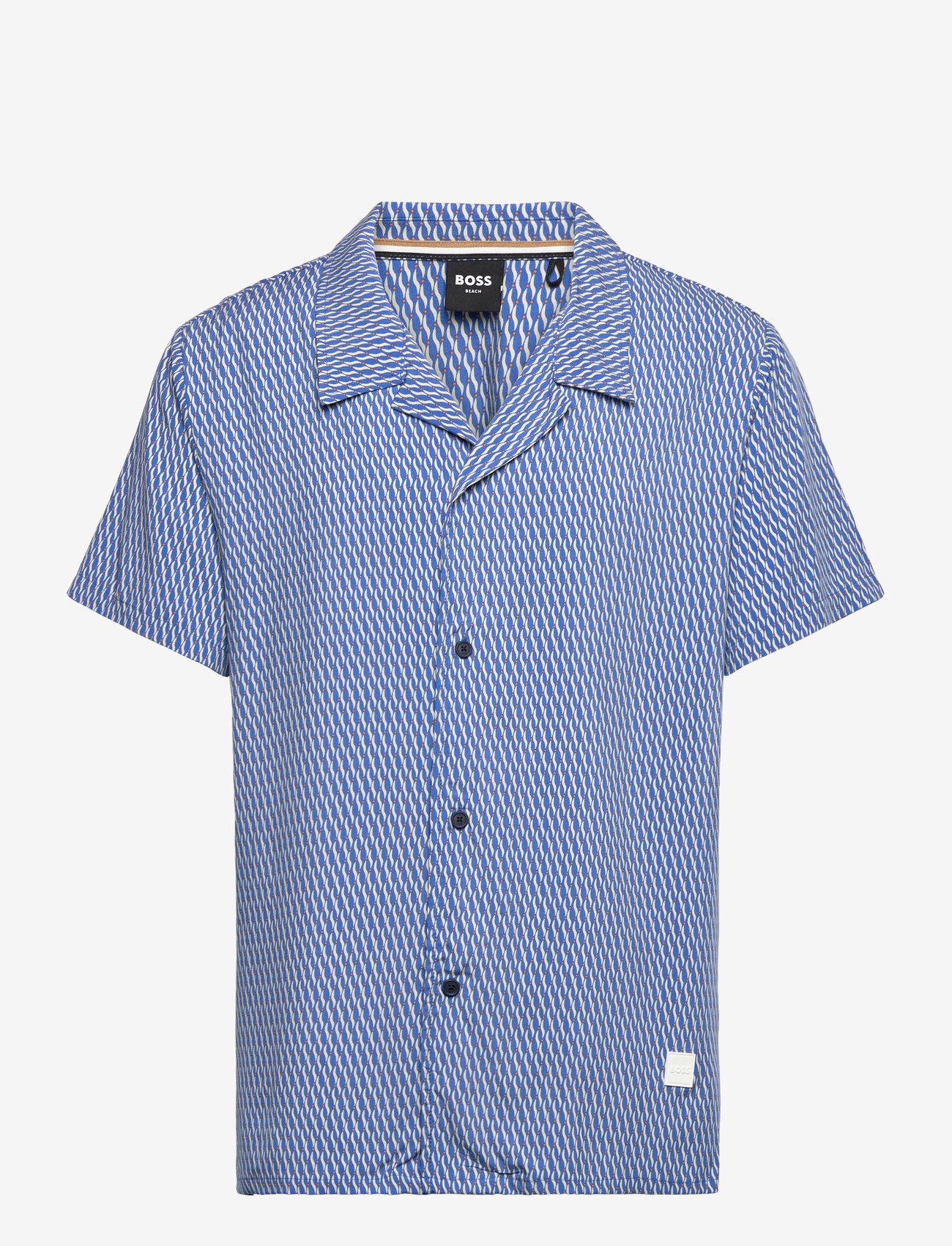 BOSS - Beach Shirt - tavalised t-särgid - bright blue - 0