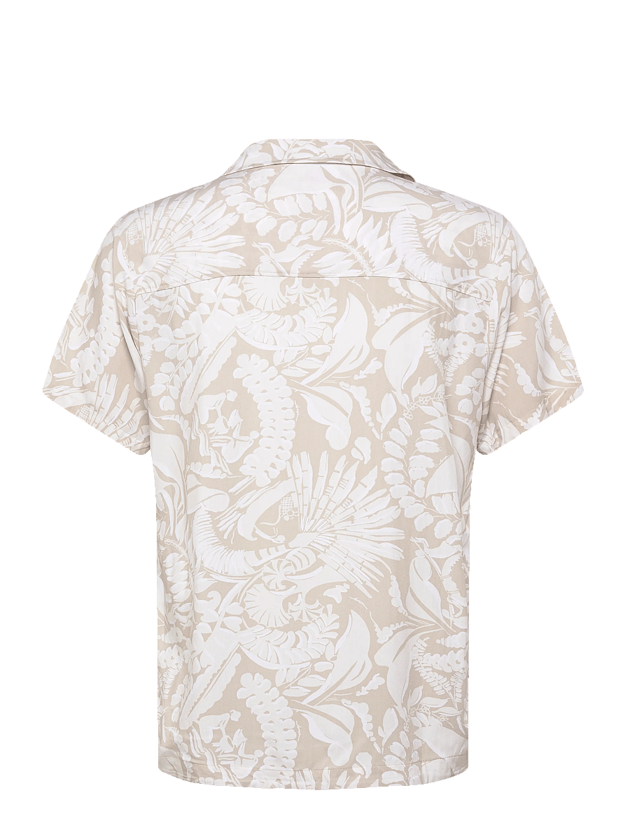 BOSS - Beach Shirt - short-sleeved shirts - light beige - 2