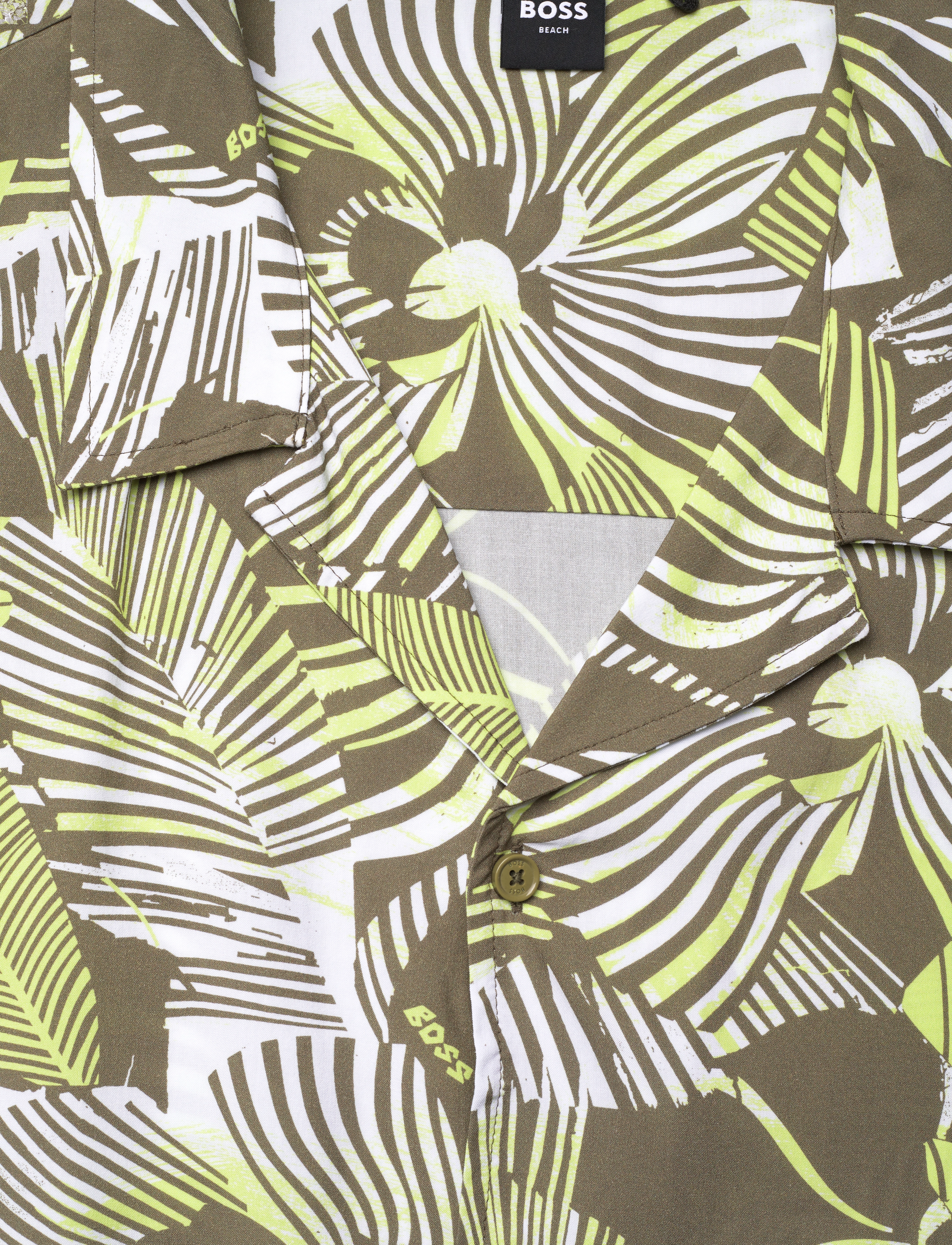 BOSS - Beach Shirt - mönstrade skjortor - medium green - 2