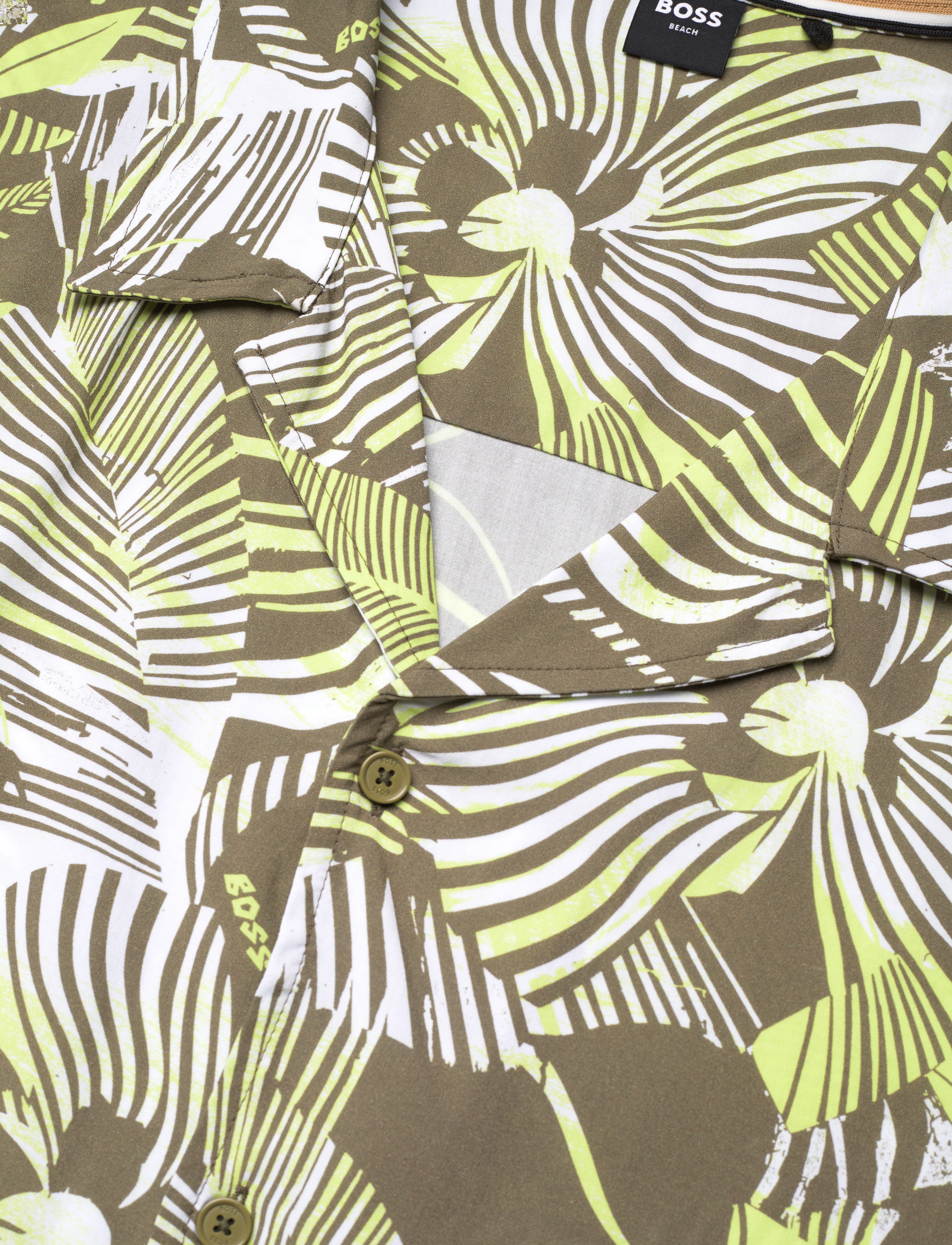 BOSS - Beach Shirt - mönstrade skjortor - medium green - 3