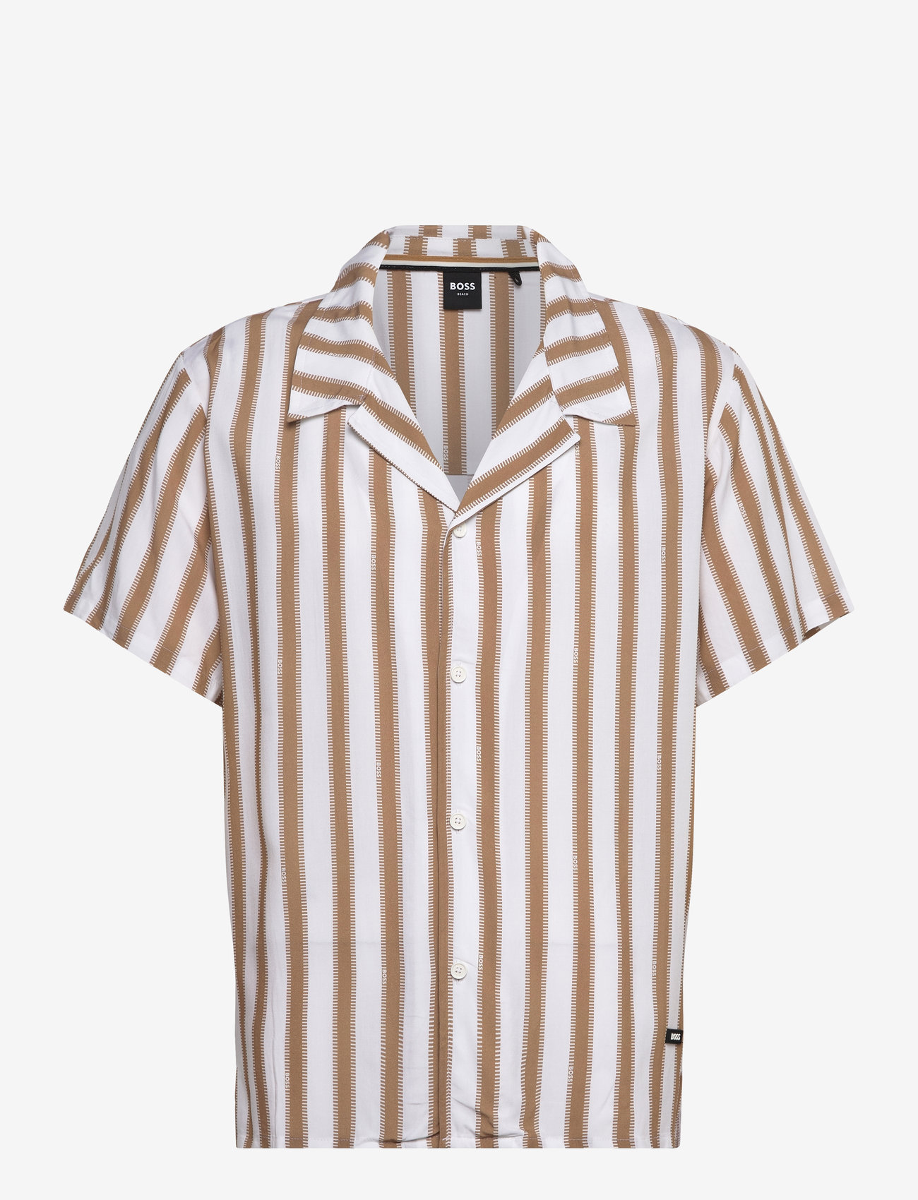 BOSS - Beach Shirt - basic-hemden - natural - 0