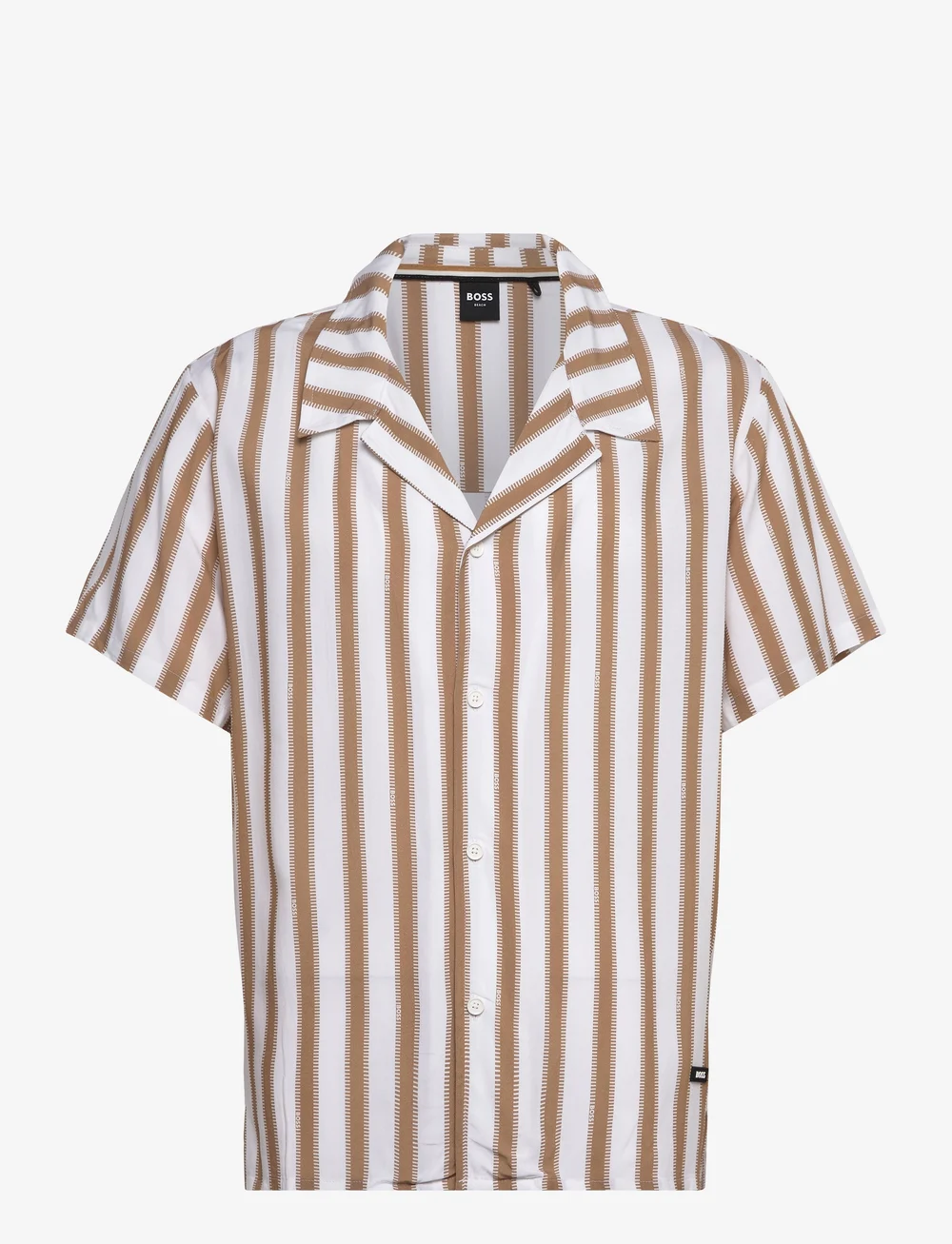 BOSS - Beach Shirt - basic-hemden - natural - 0