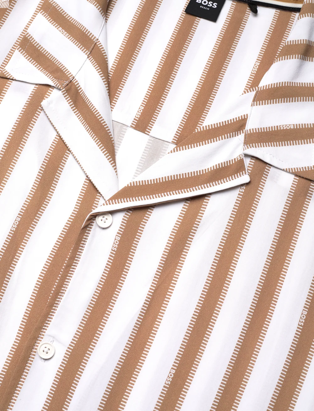 BOSS - Beach Shirt - basic-hemden - natural - 3