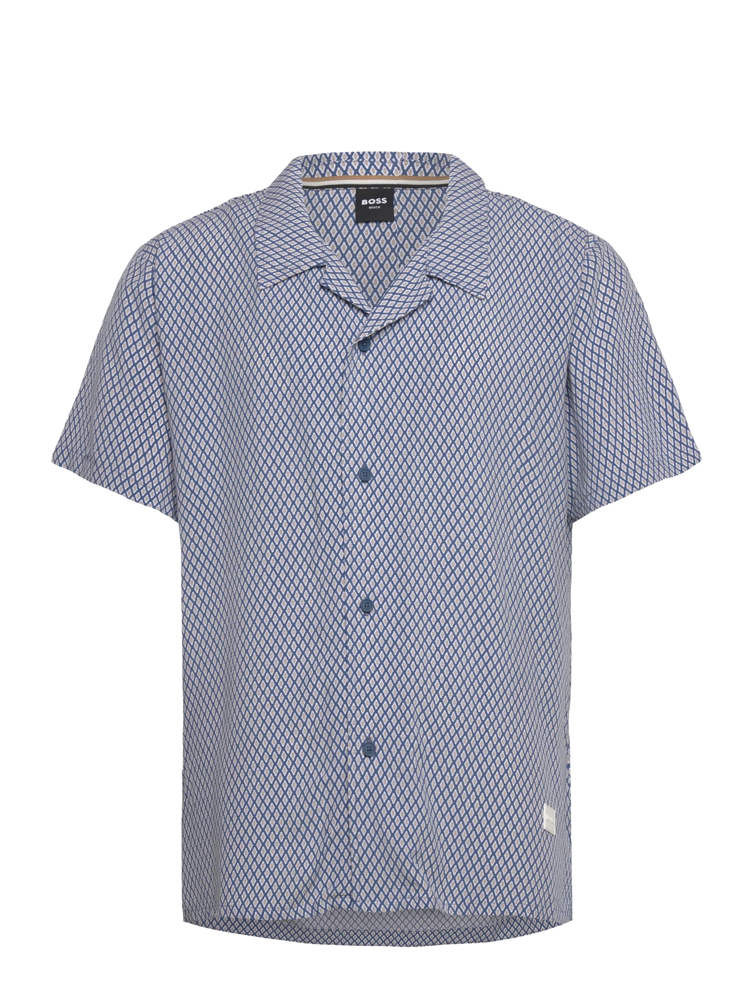 BOSS Beach Shirt, M, Shirts, Mehrfarbig/gemustert - Short-sleeved, Männerswear