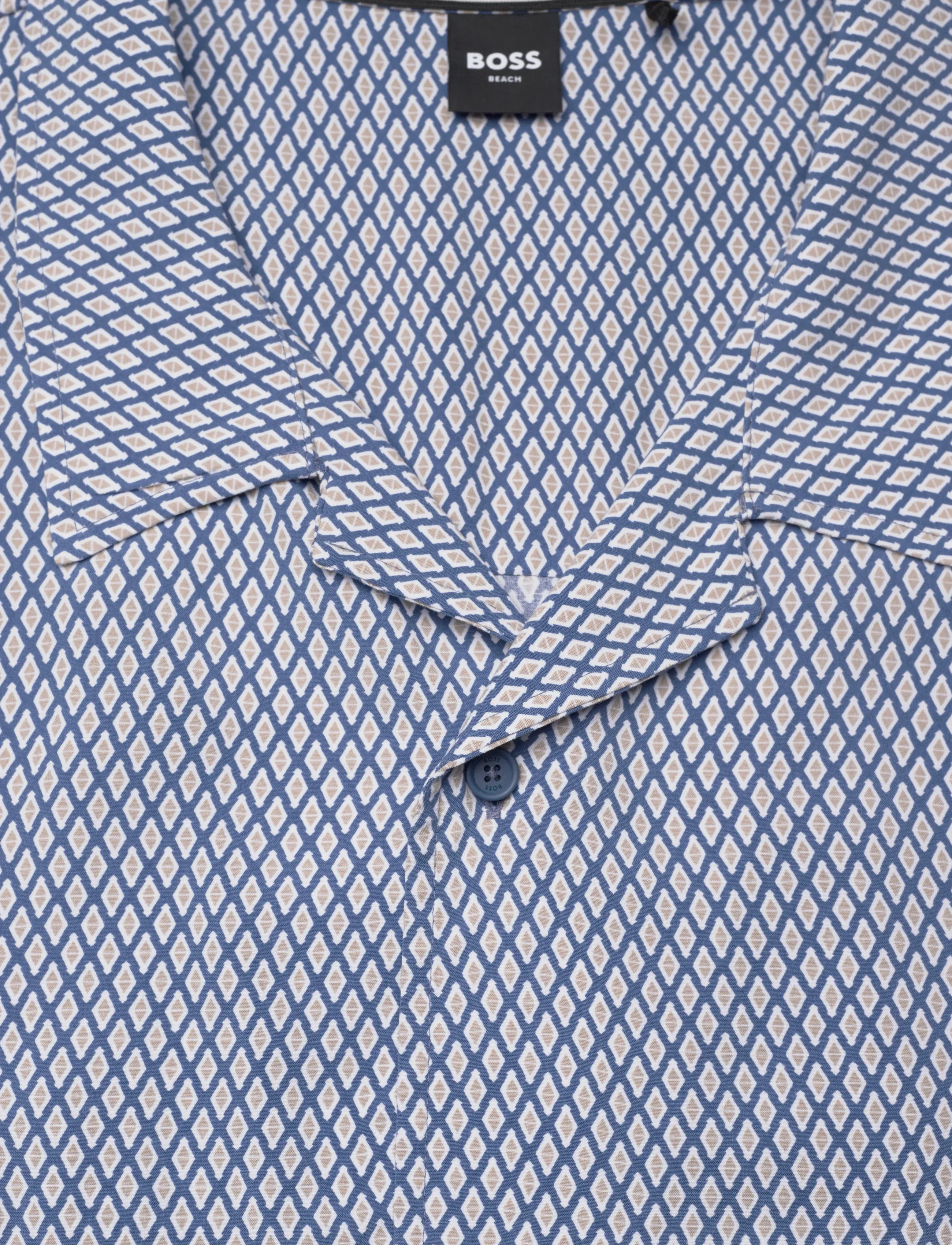 BOSS - Beach Shirt - kuviolliset paidat - open blue - 2
