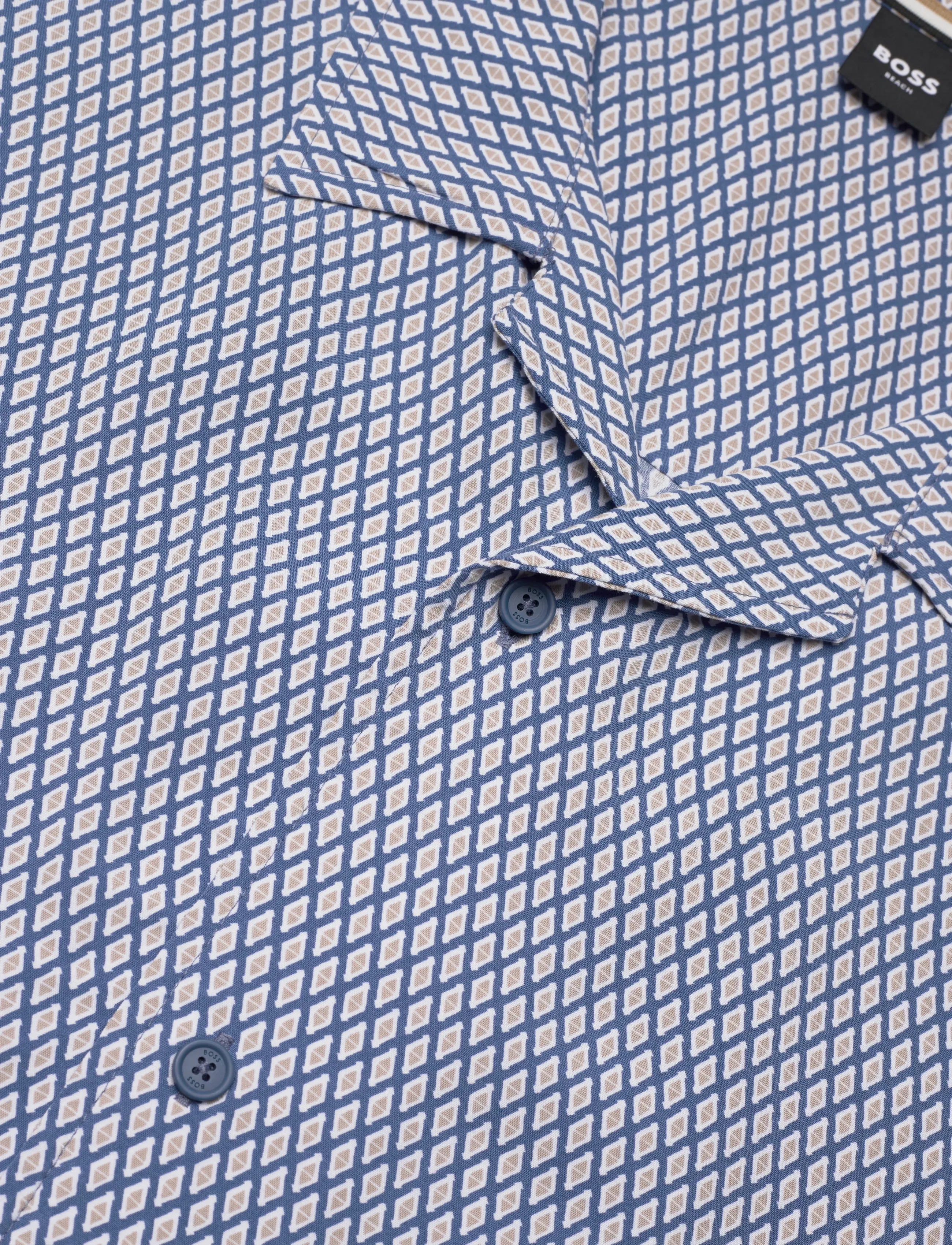 BOSS - Beach Shirt - kuviolliset paidat - open blue - 3