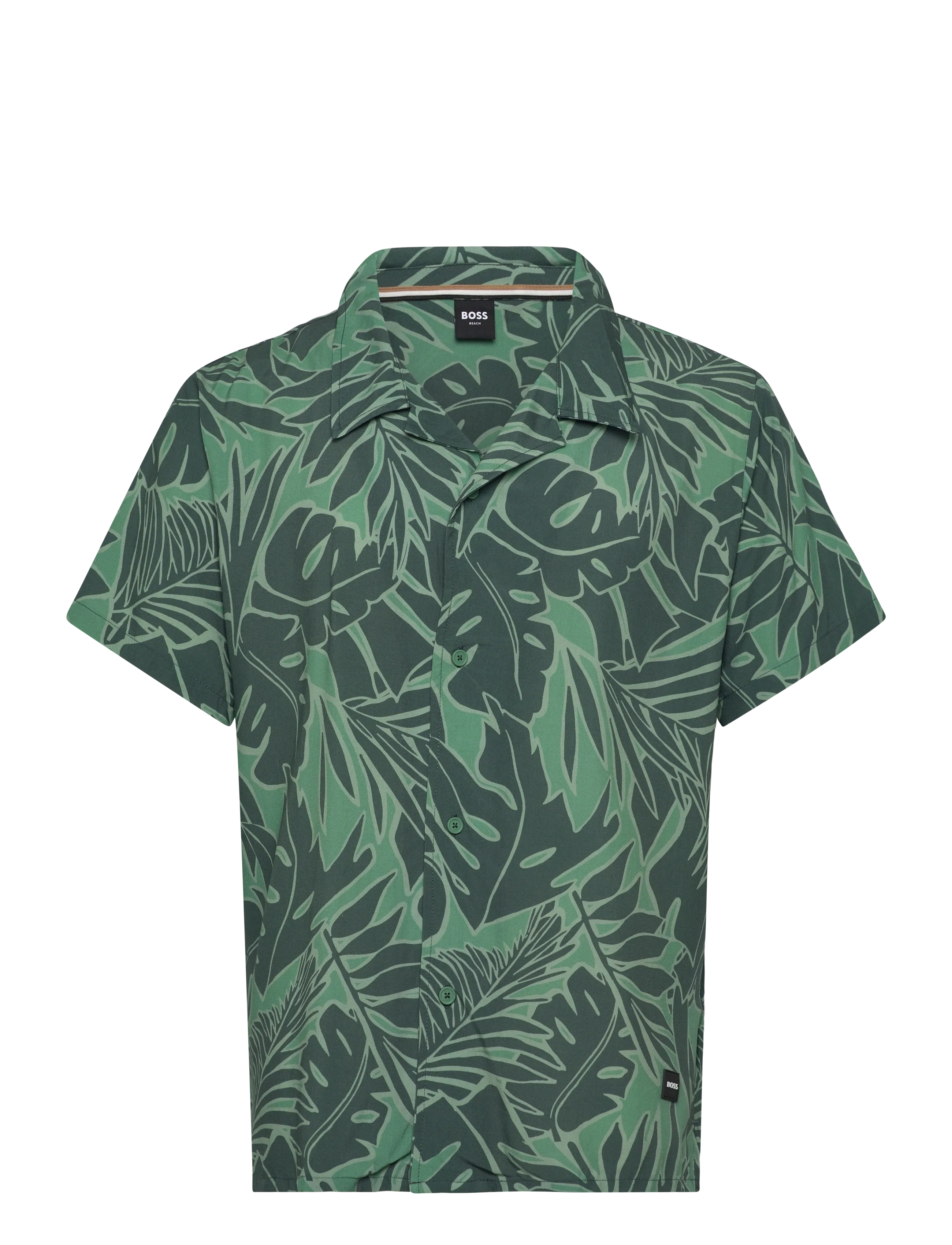 BOSS Beach Shirt, M, Shirts, Grün - Short-sleeved, Männerswear