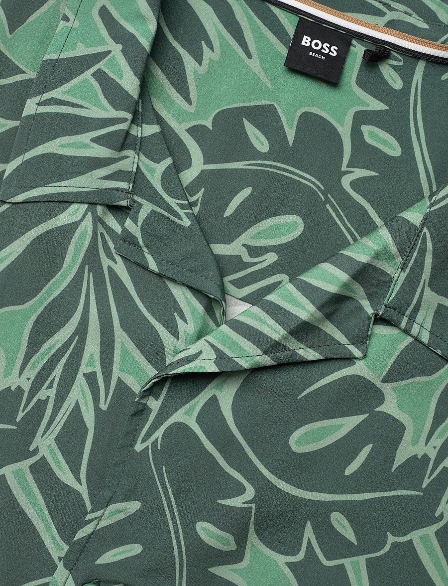 BOSS - Beach Shirt - lühikeste varrukatega särgid - open green - 3