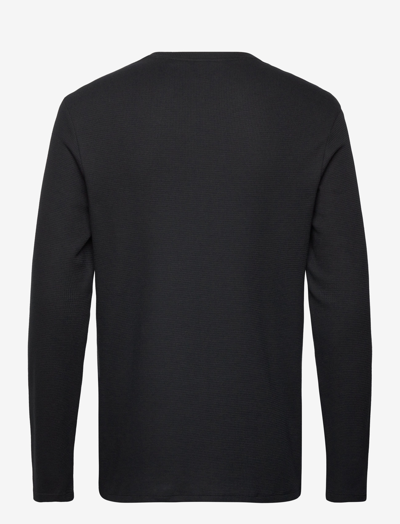 BOSS - Waffle LS-Shirt - pyjamaoberteil - black - 1