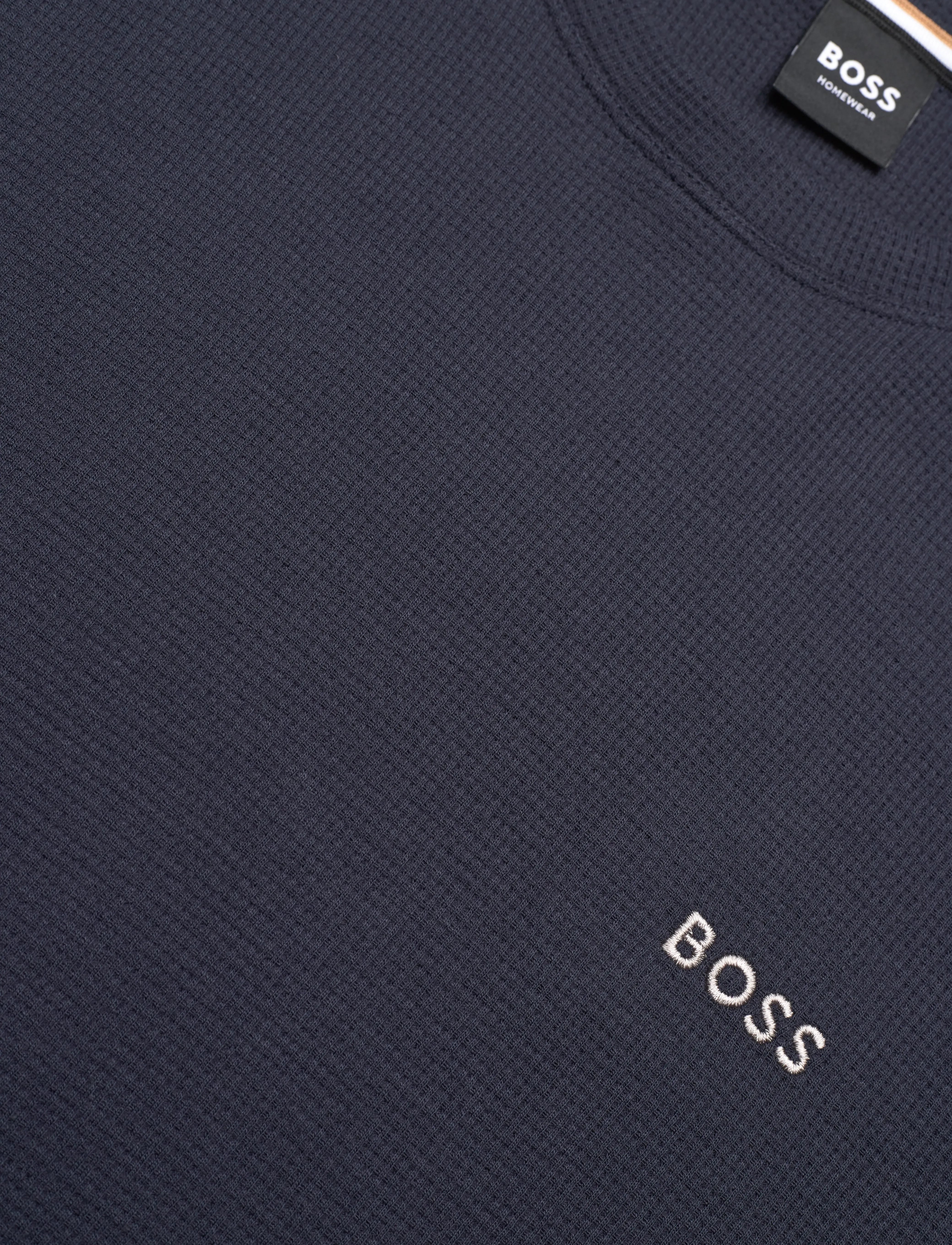 BOSS - Waffle LS-Shirt - pyjamaoberteil - dark blue - 2