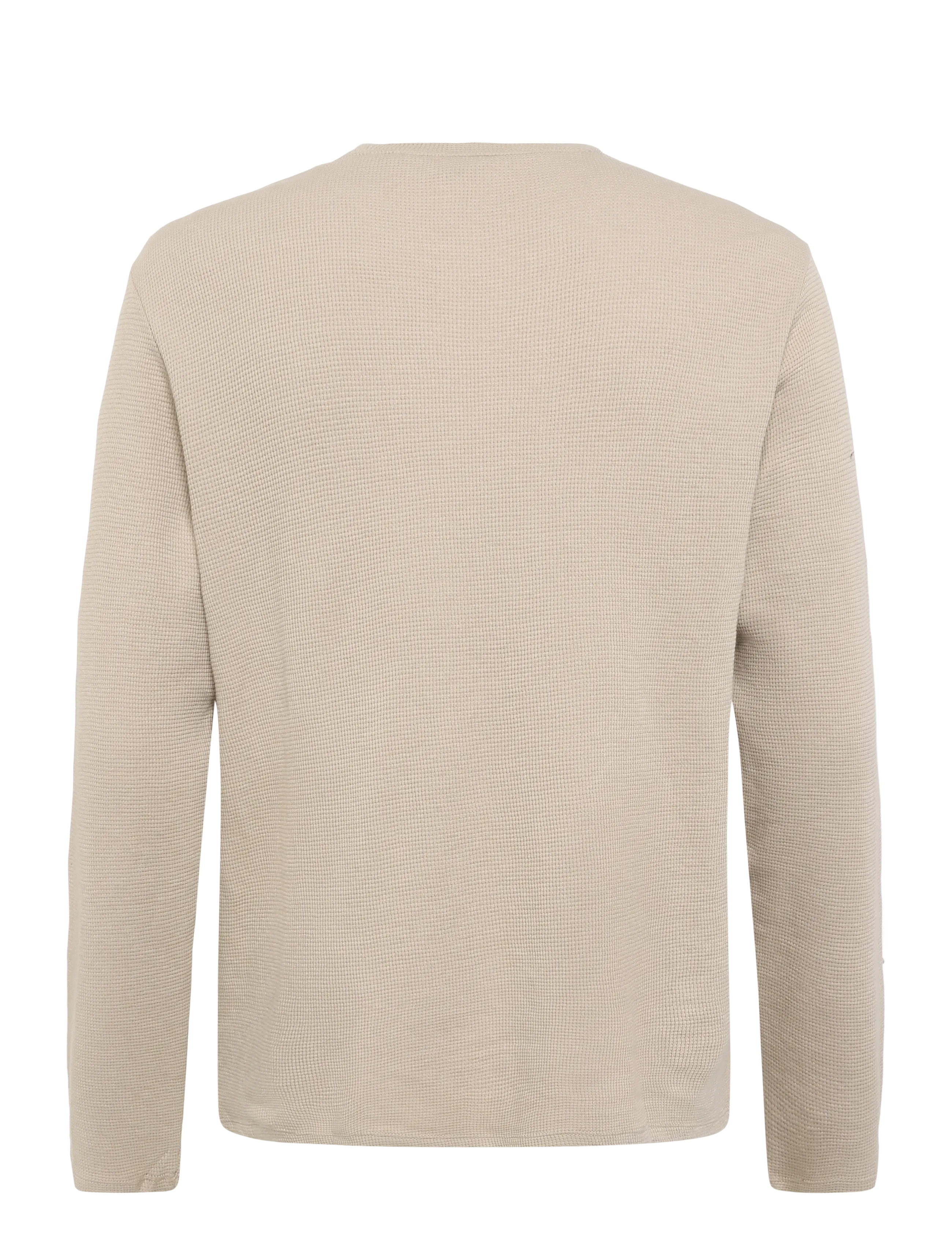 BOSS - Waffle LS-Shirt - pidžaamasärgid - light beige - 1