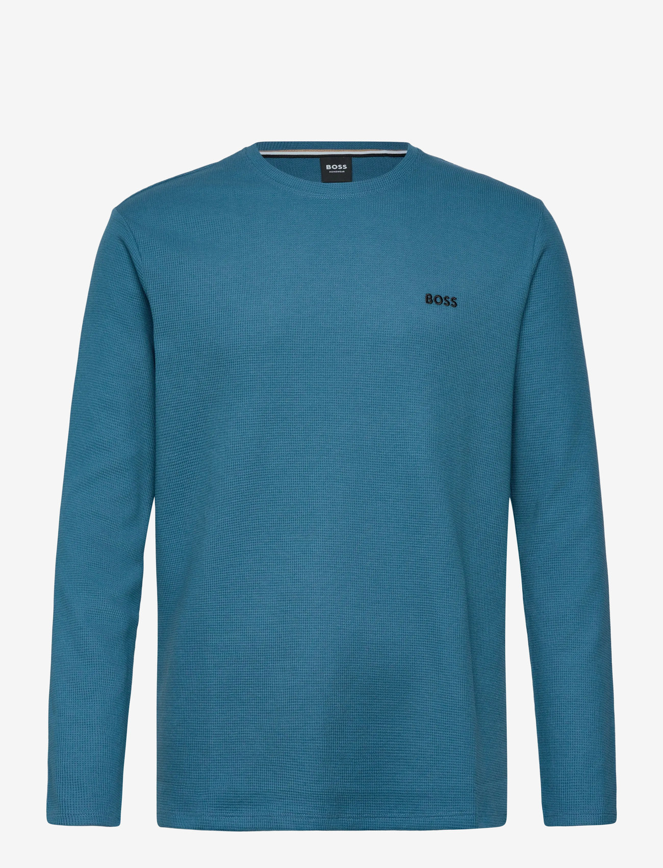 BOSS - Waffle LS-Shirt - langerma t-bolir - open blue - 0